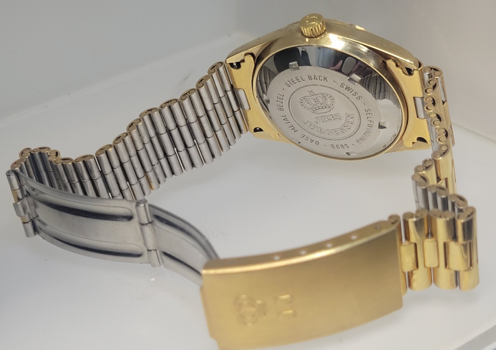 Vintage Jules Jurgensen “President” gold filled Stainless Self-winding Watch