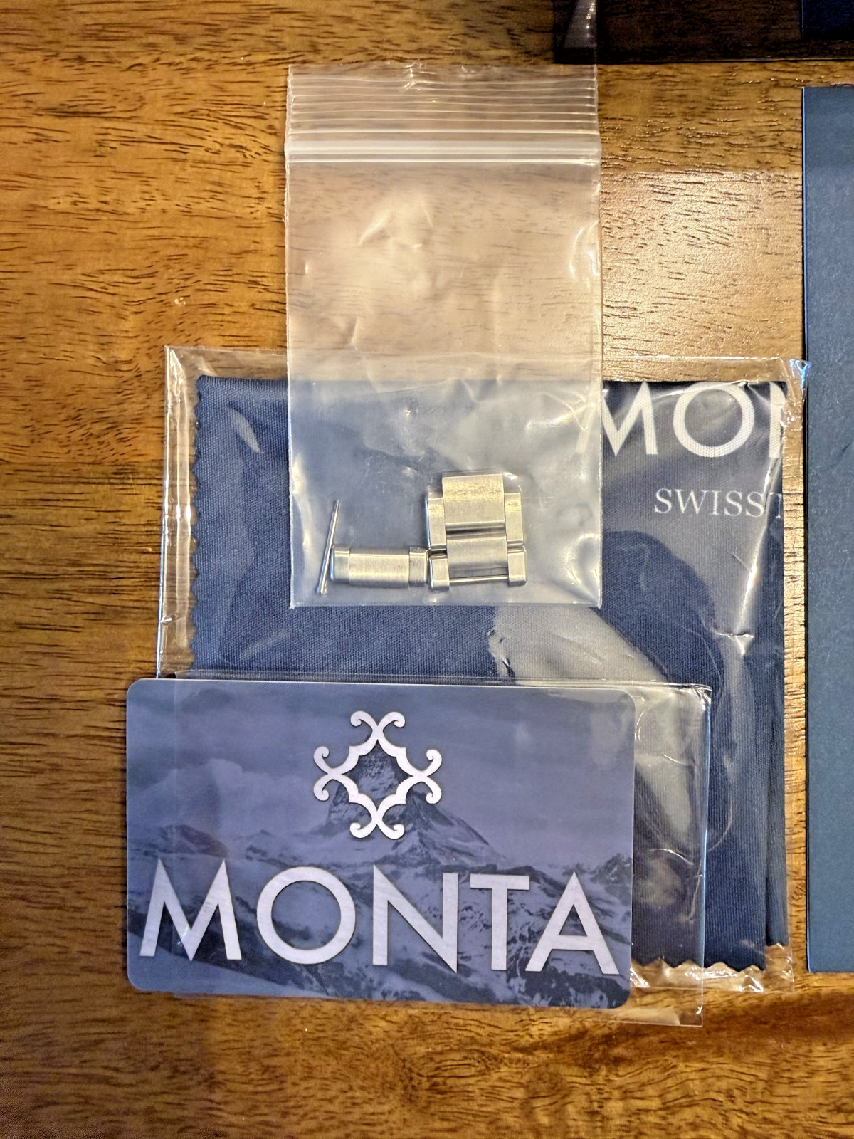 MONTA Skyquest GMT Gen 1 Limited Ed Blue/Red Bezel Black Dial Full Kit + Papers