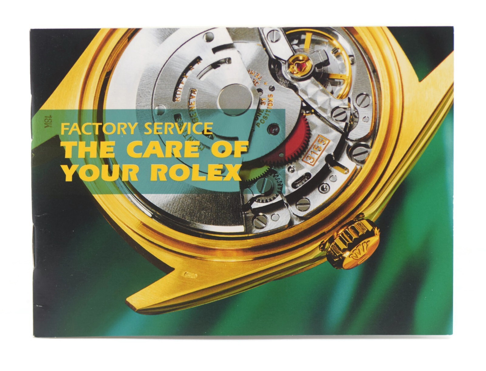 Rolex Factory Service Booklet Manual
