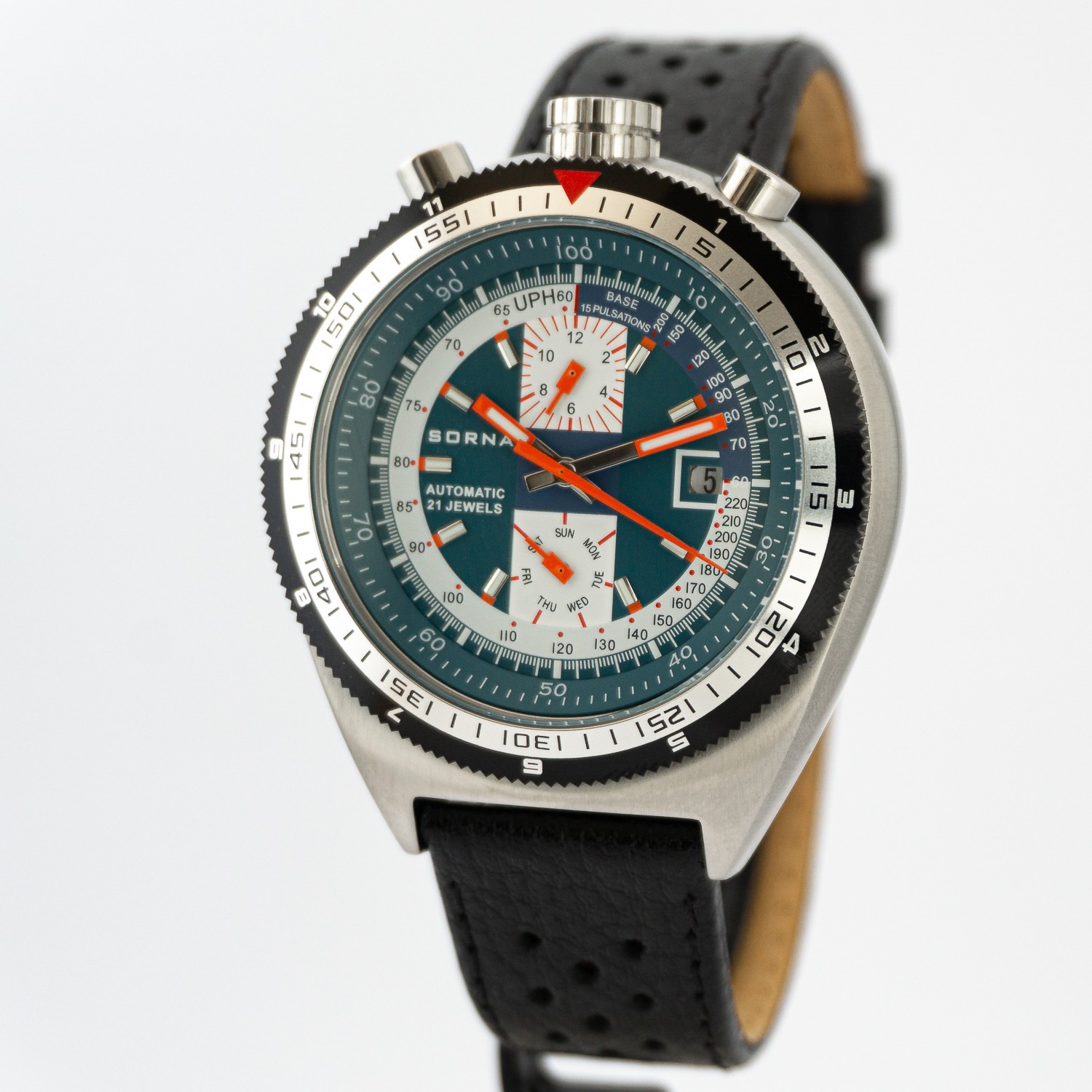 SORNA – AUTOMATIC – BULLHEAD – NOS STYLE – RETRO – WRISTWATCH – AUTOMATIC