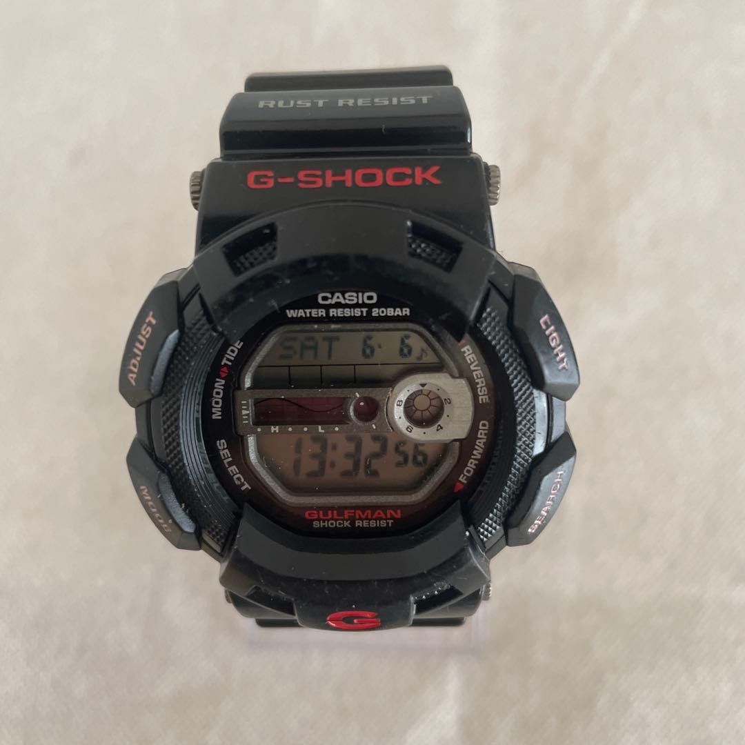 CASIO G-SHOCK ‼️ GW-9100 GULFMAN ‼️ Cleaned and battery replaced w 【USED】