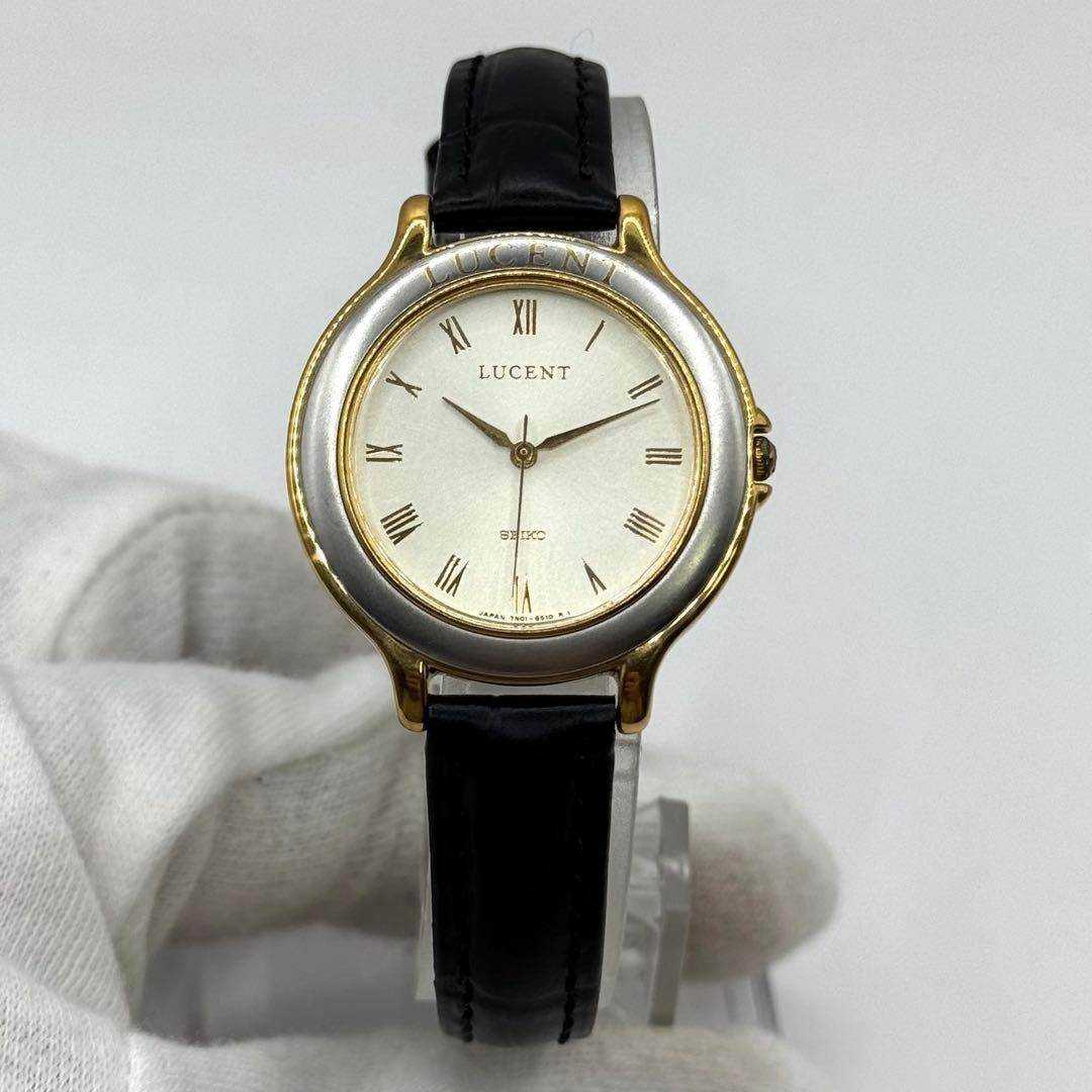 SEIKO New Battery Wristwatch Men s 7N01 6160 Rare Combination