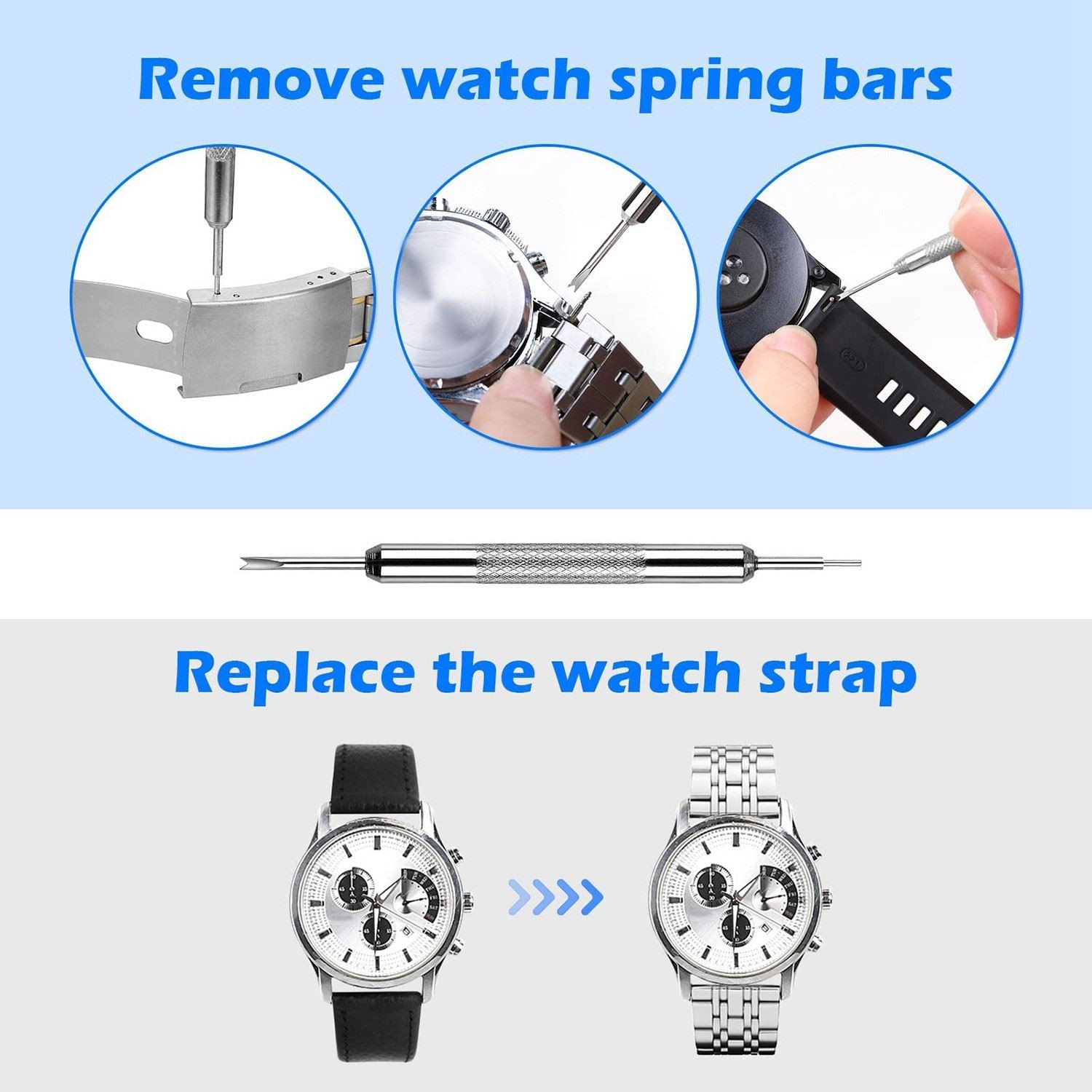 Watch Battery Change Tool Watch Case Opener Is To Turn the Opened