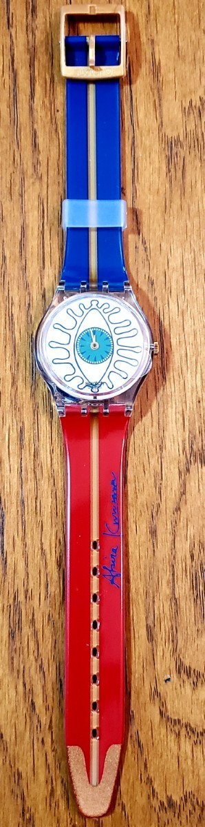 Rare Unused 1995 Swatch Akira Kurosawa EIGA-SHI GZ141 Cinema Watch Working