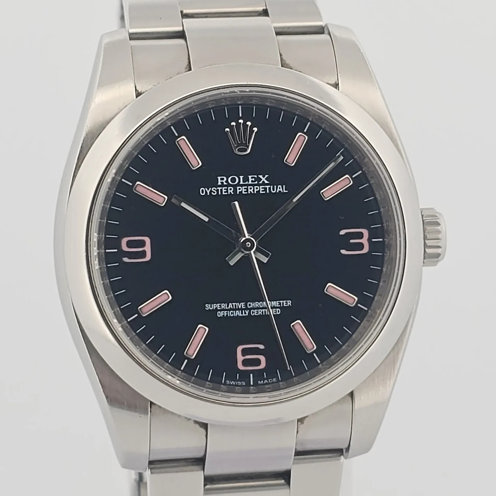 Rolex Oyster Perpetual 36 116000 Black Dial Stainless Steel Watch Watch Only
