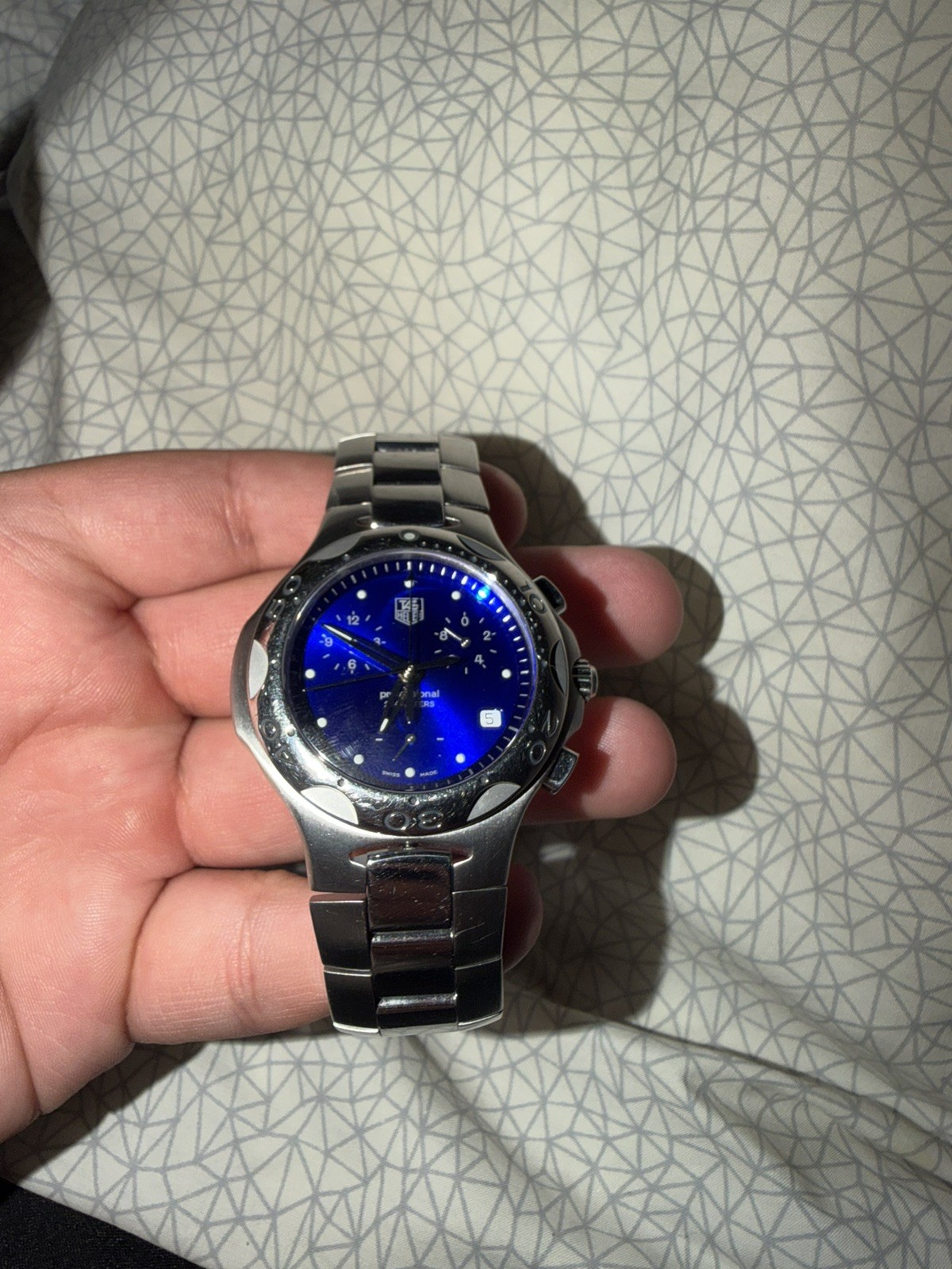 TAG Heuer CL1112.BA0701 Mens Kirium Series Professional Chronograph Watch Blue
