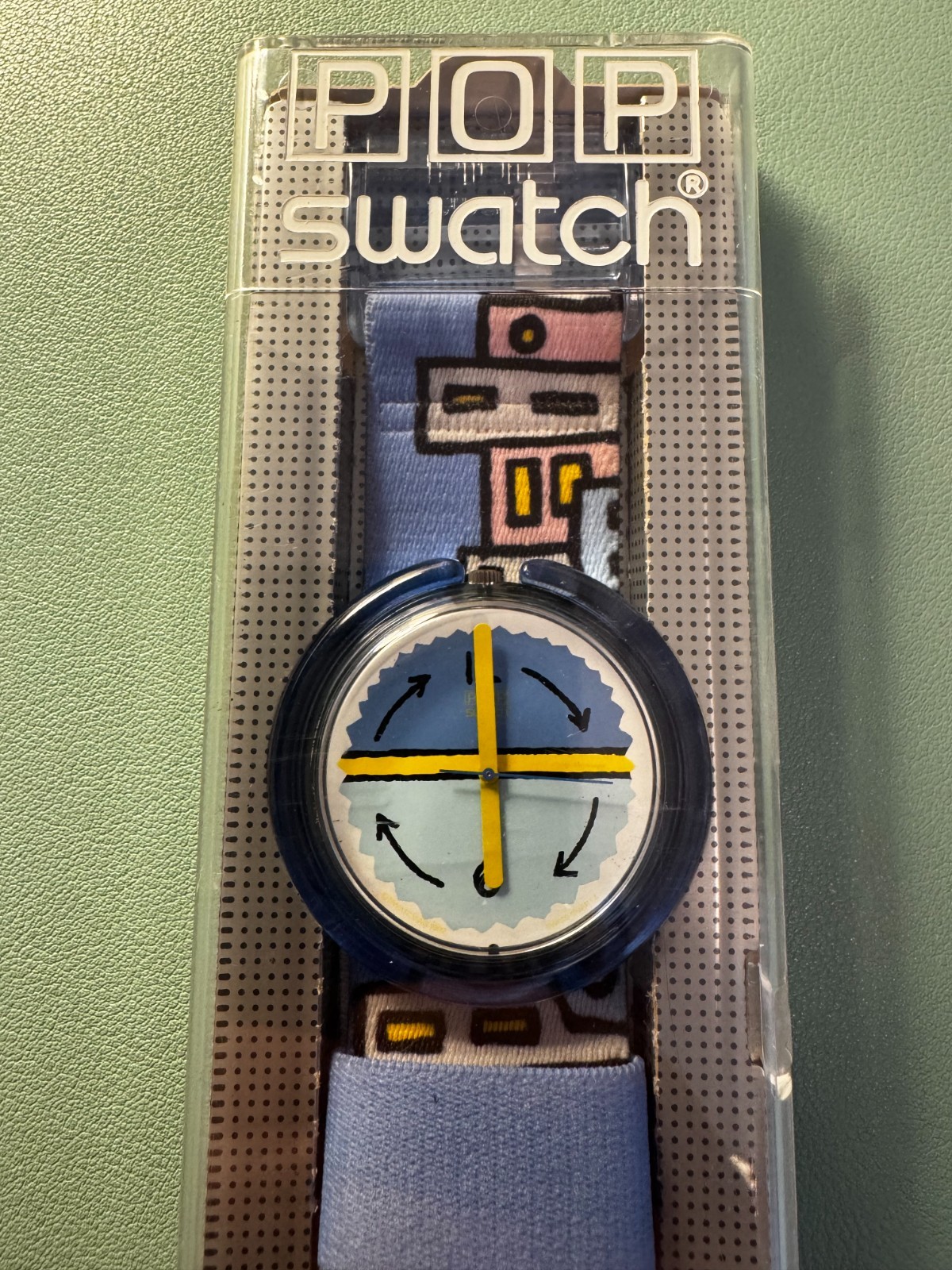 Rare Vintage 90s POP SWATCH with Original Box – Urban Elastic Strap
