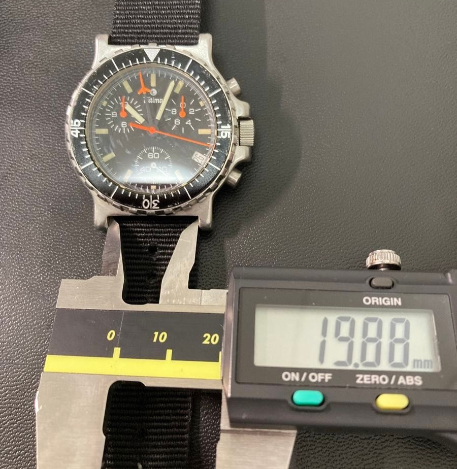 Tutima Field Quartz Chronograph Black Dial Men’s Watch from JP