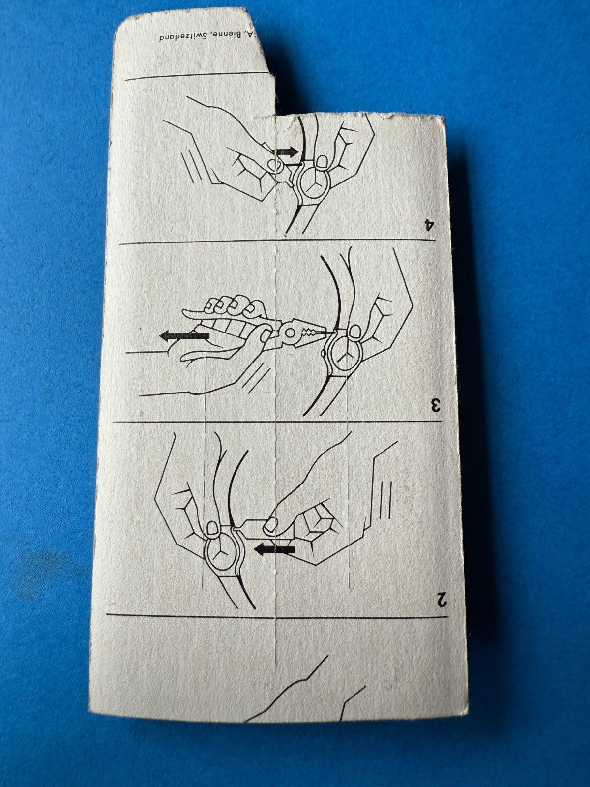Original Swatch strap/band/armband for JFK Chrono SCN103 (1992) — NOS
