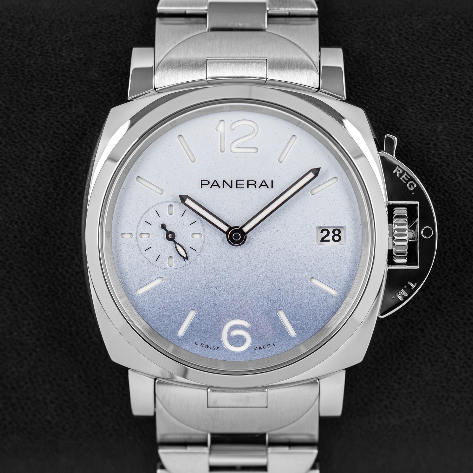 Panerai Luminor Due Blue Unisex Adults Watch – PAM01309