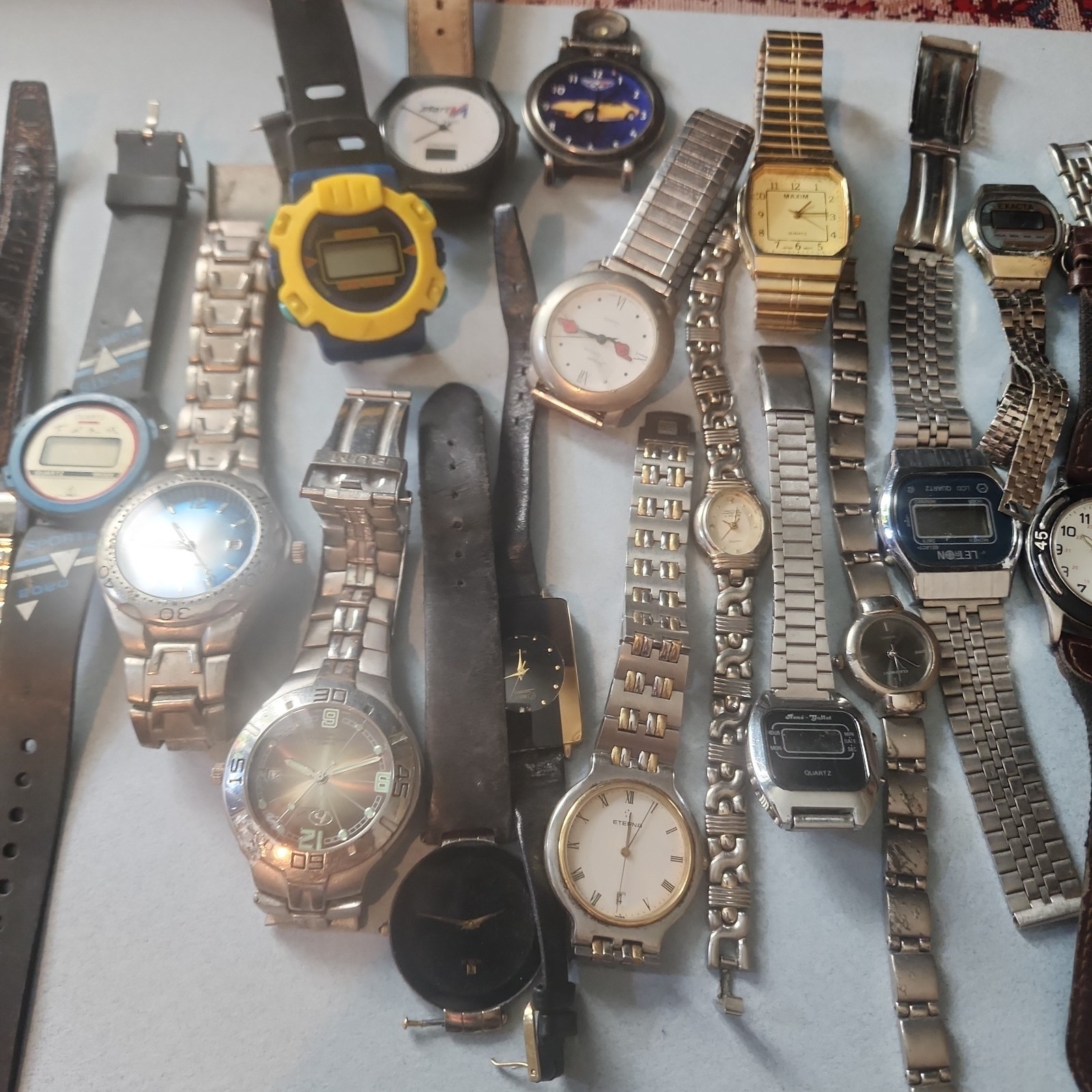 Vintage Watch Parts Lot Junk Drawer Pieces Steampunk Art PARTS REPAIR NON WORK