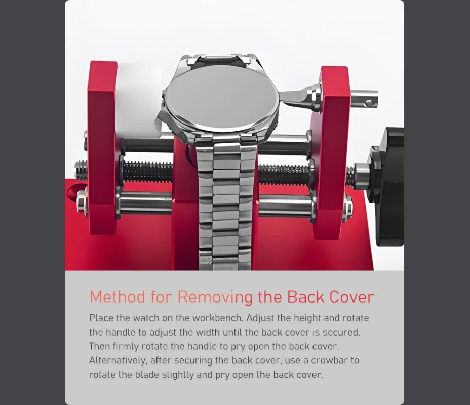 Watch Band Adjustment Mechanism for Opening The Back Cover of The Watch