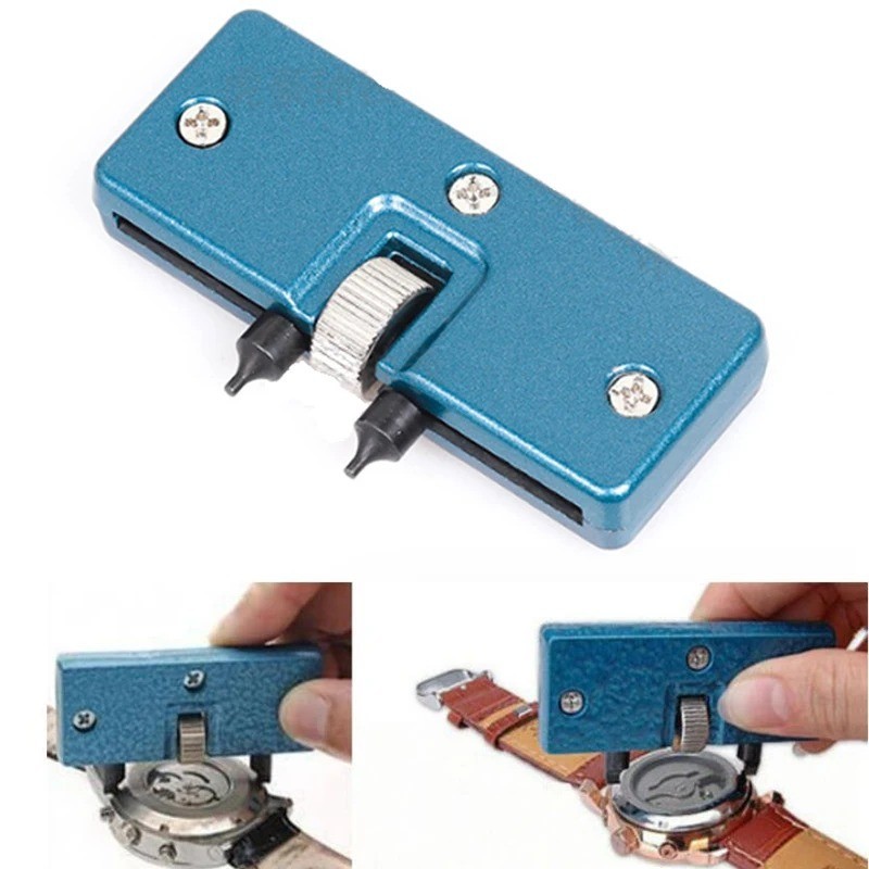 Watch Back Case Opener Adjustable Tool Press Closer Remover Wrench Kit-US