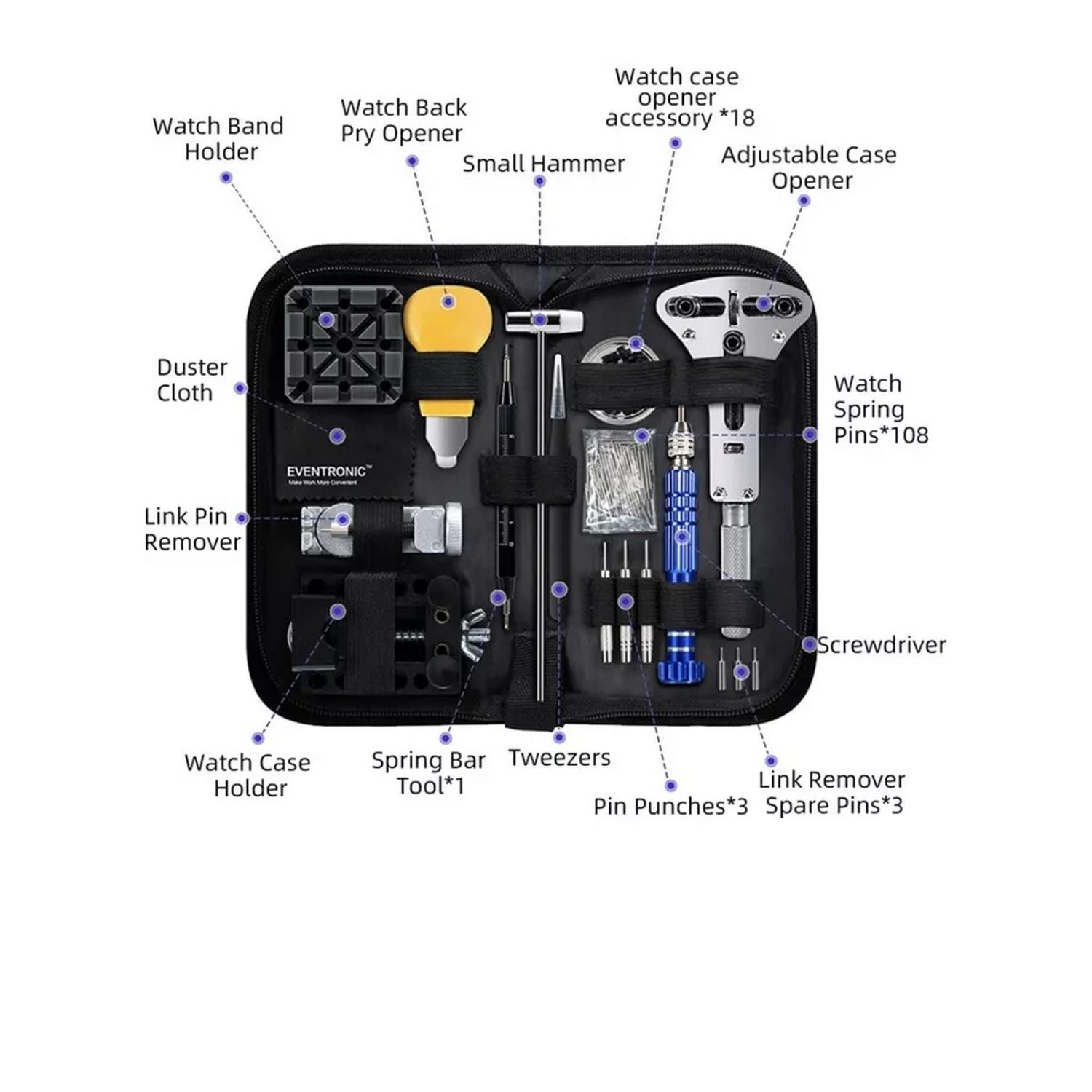Eventronic Watch Repair Kit, Professional Watch Battery
