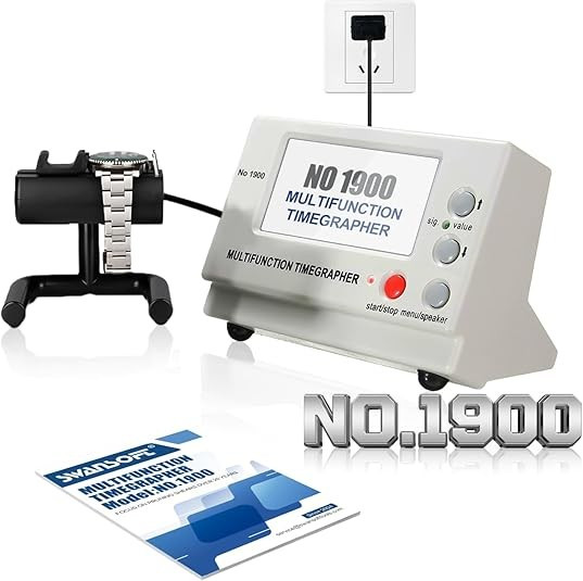 Weishi No.1900 Timegrapher Mechanical Watch Timing Machine Multifunction New