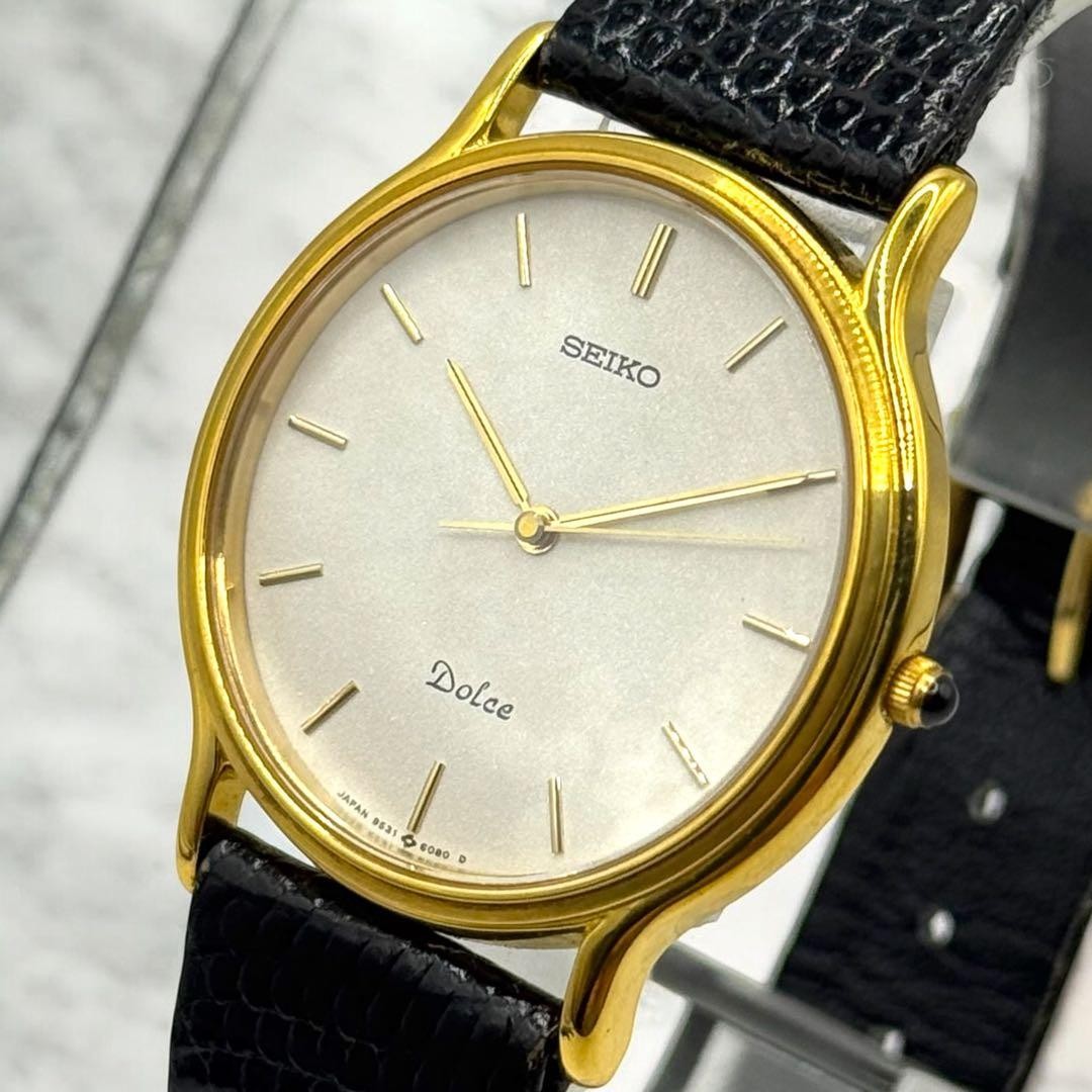 beautiful working SEIKO Dolce Quartz new battery Men s watch