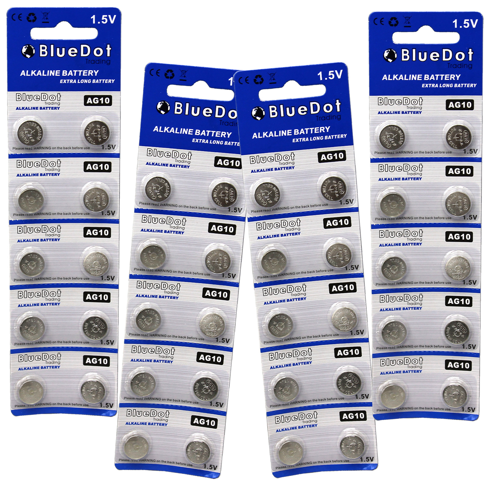 (LOT 40) PCS LR1130 AG10 389A Alkaline Button Cell Watch Battery 1.5V BRAND NEW