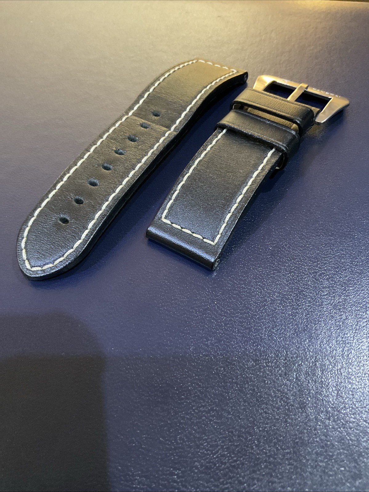 Original Officine Panerai Rubber Strap Black 28mm With Buckle