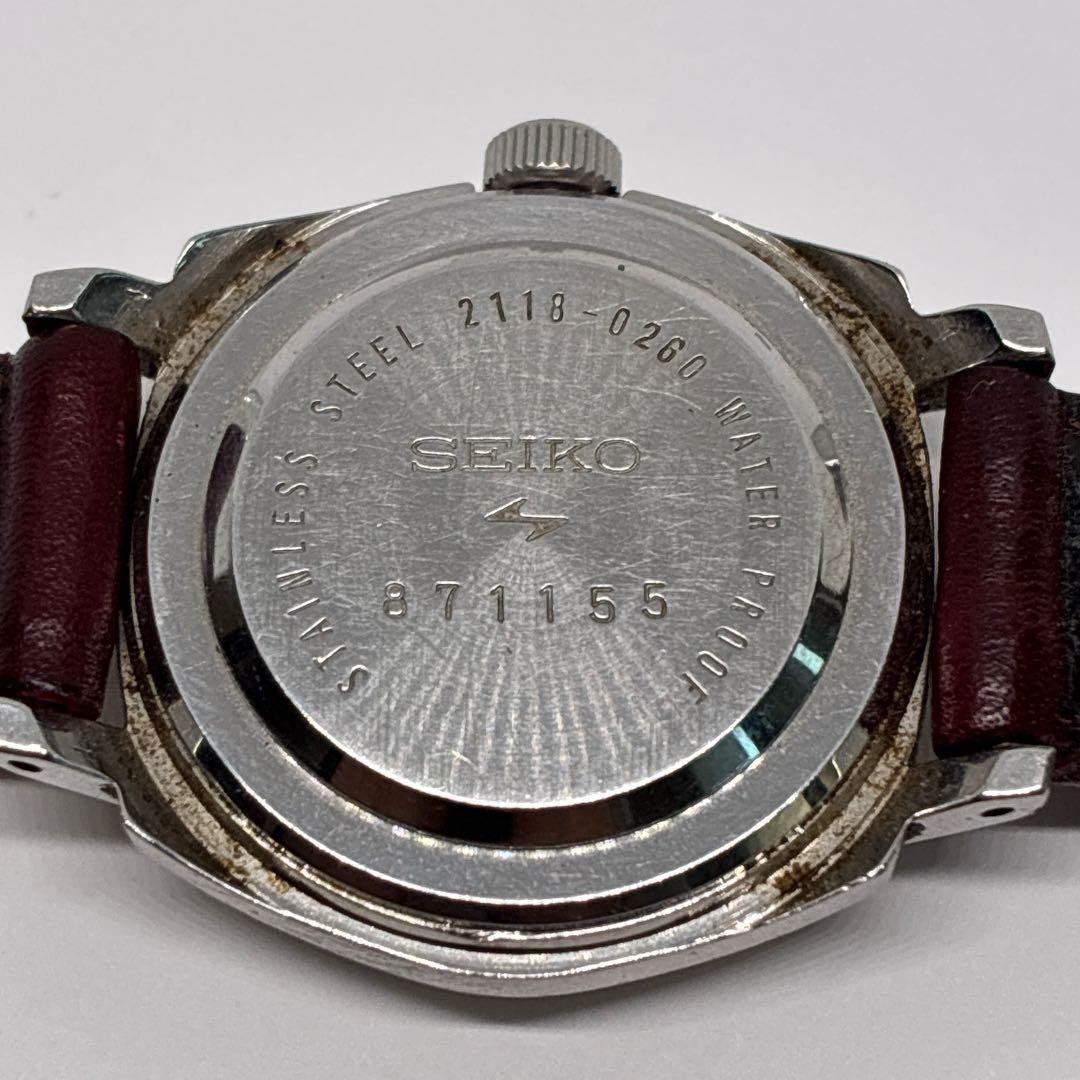 Seiko Ladies Vintage Hand-Wind Watch 21 Jewels Brown Japan 0713806