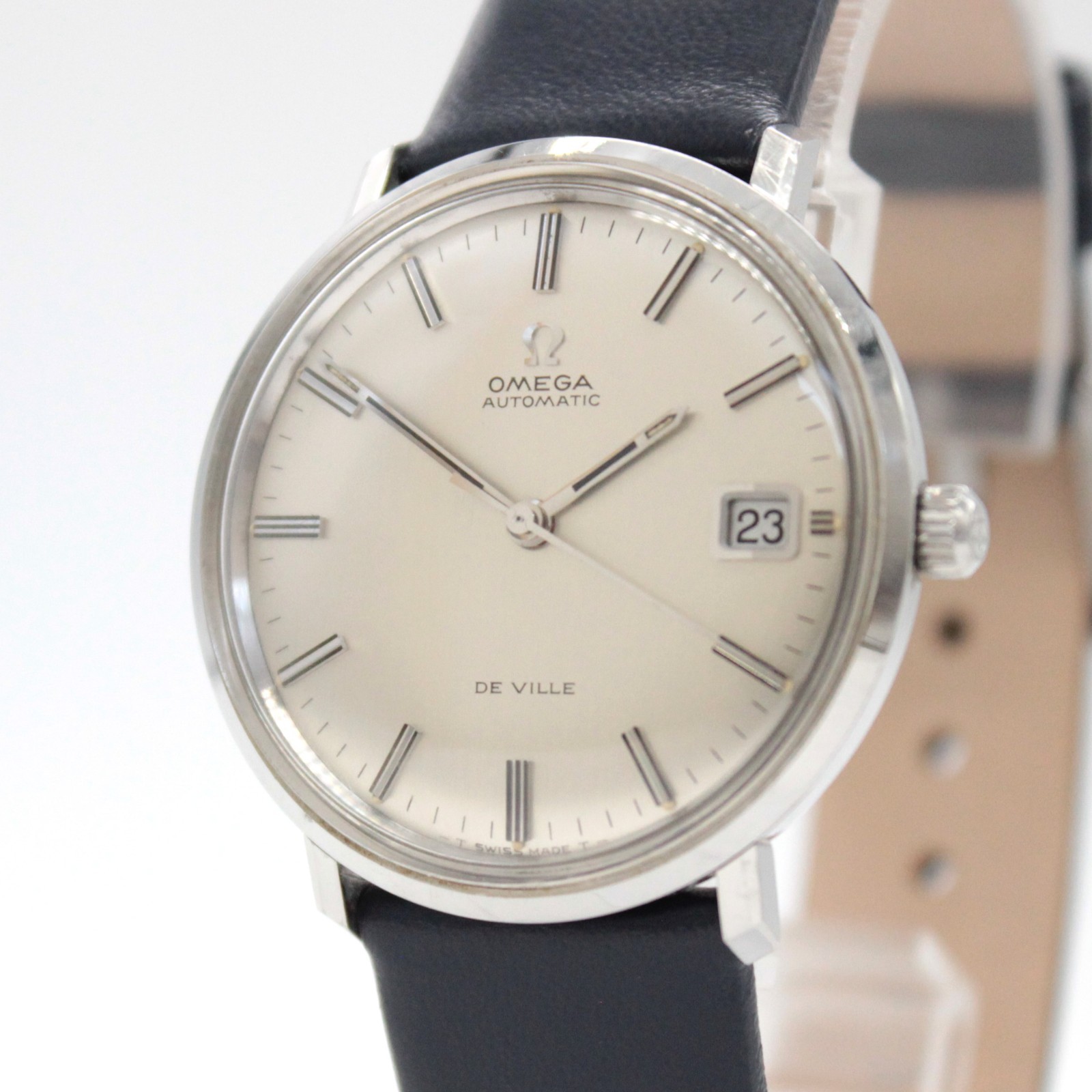 OMEGA De Ville TOOL106 Automatic Silver 34mm Mens Vintage 1970 Watch JAPAN Y874