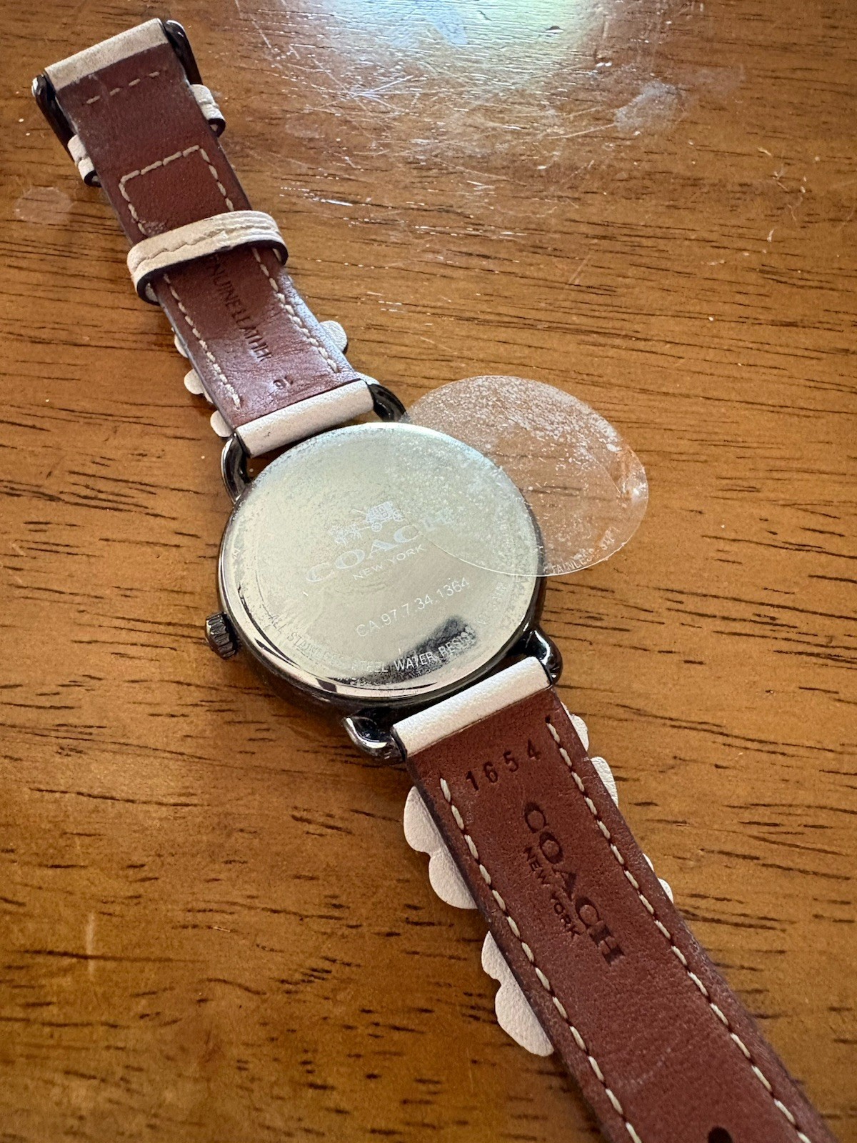 Coach Women’s Delancey Watch White Dial Floral Appliqué circa 2017 *NEVER USED*