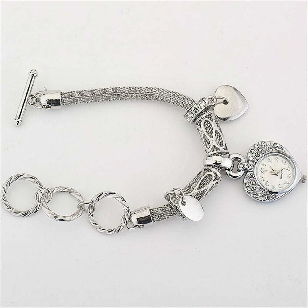 New Bracelet Wrist Watch for woman silver gold bangle band crystal lady Fashion