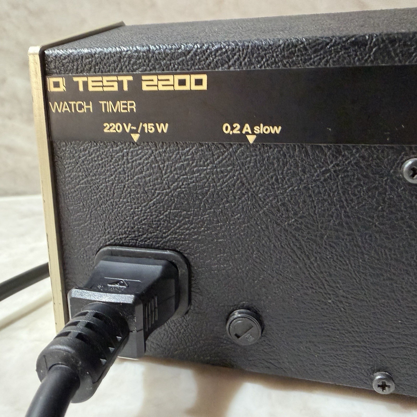 Witschi Q Test 2200 Watch Timing Machine Tester Swiss Vintage Powers On