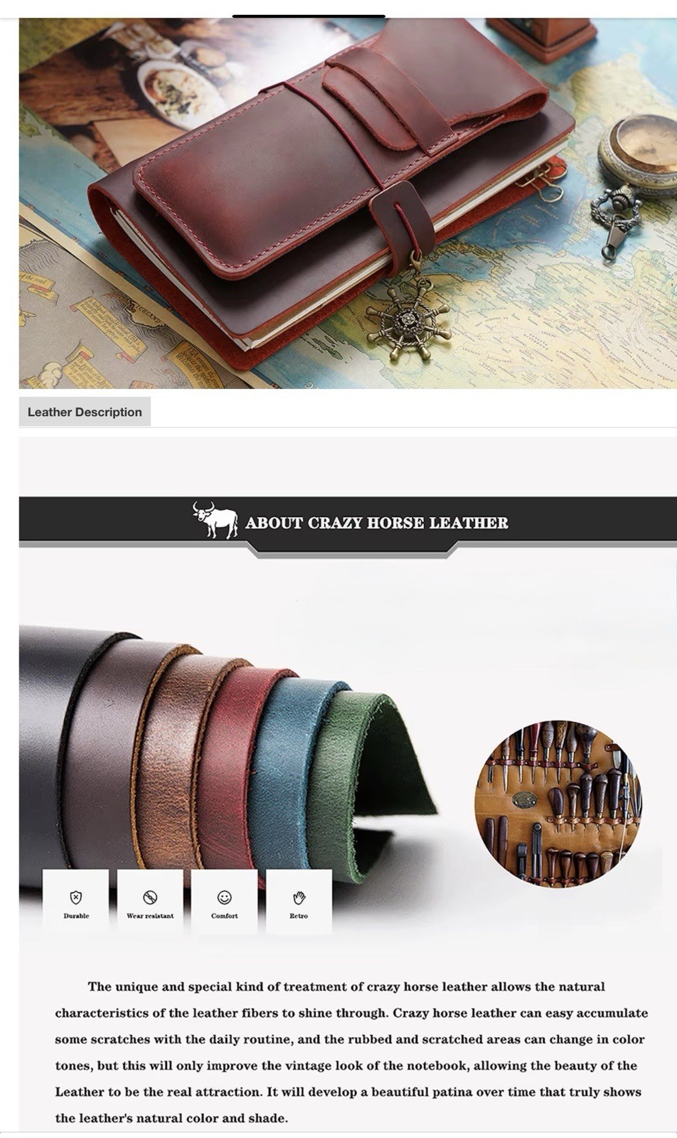 Watch travel case Real leather BROWN high End 7cm Width 38-42mm Ideal