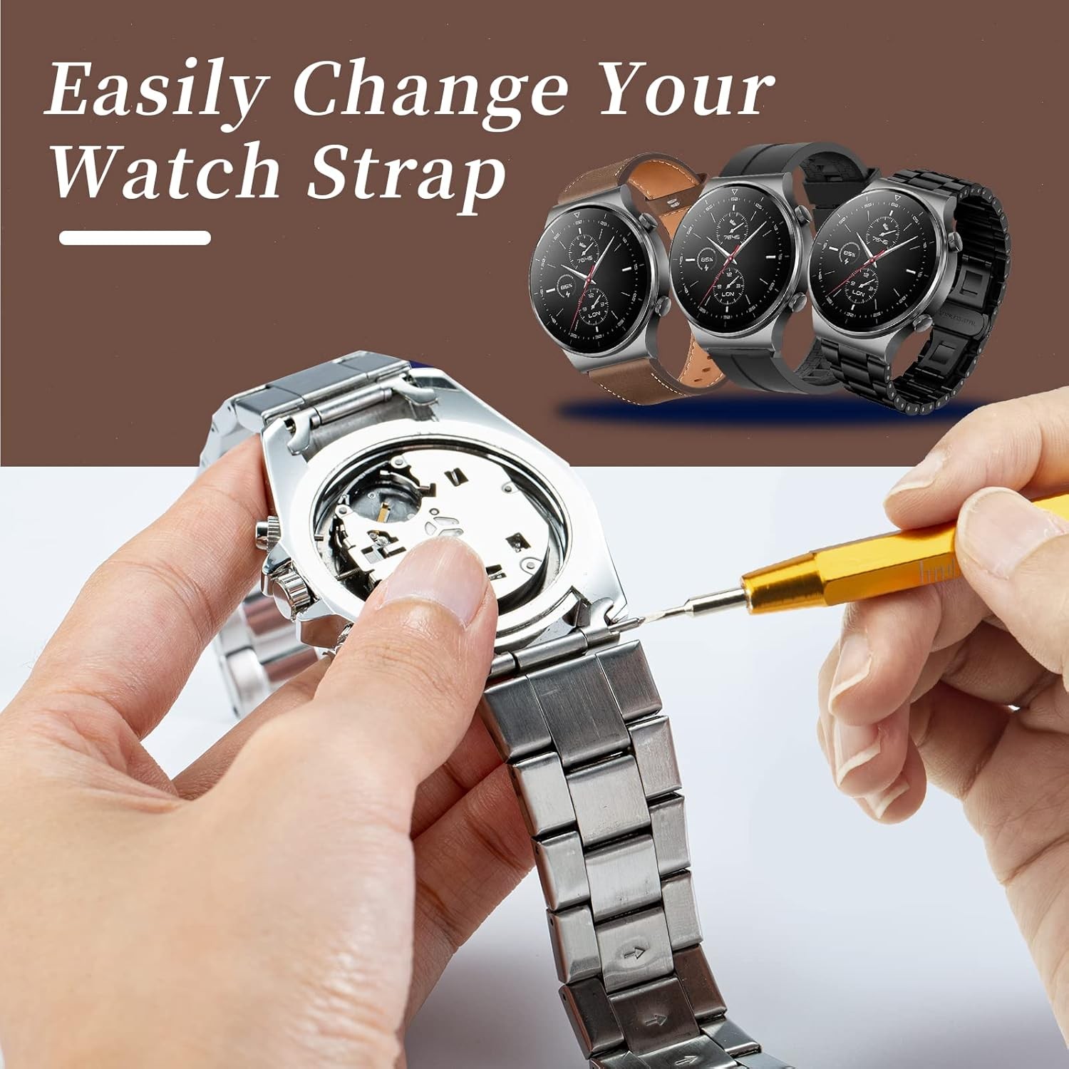 Eventronic Watch Repair Kit, Watch Link Removal Tool, Watch Battery Replacement