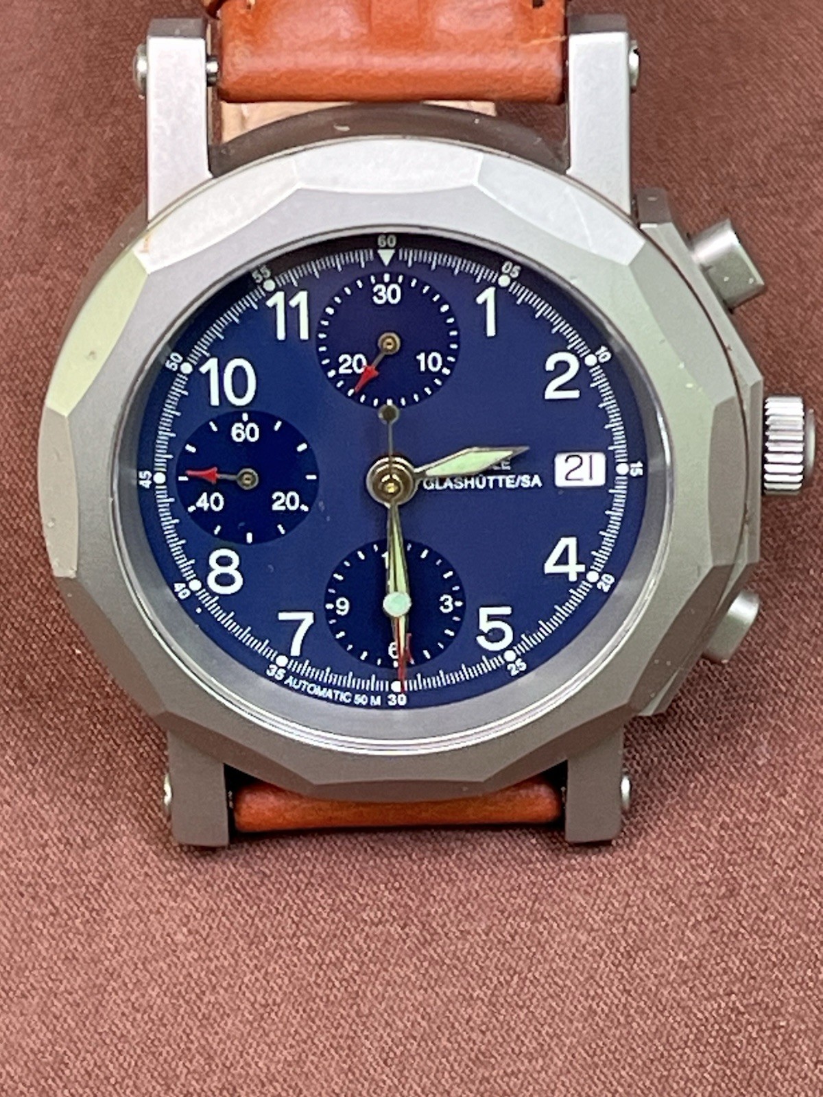 MÜHLE GLASHÜTTE Chronograph Automatic M 13110 Stainless Still