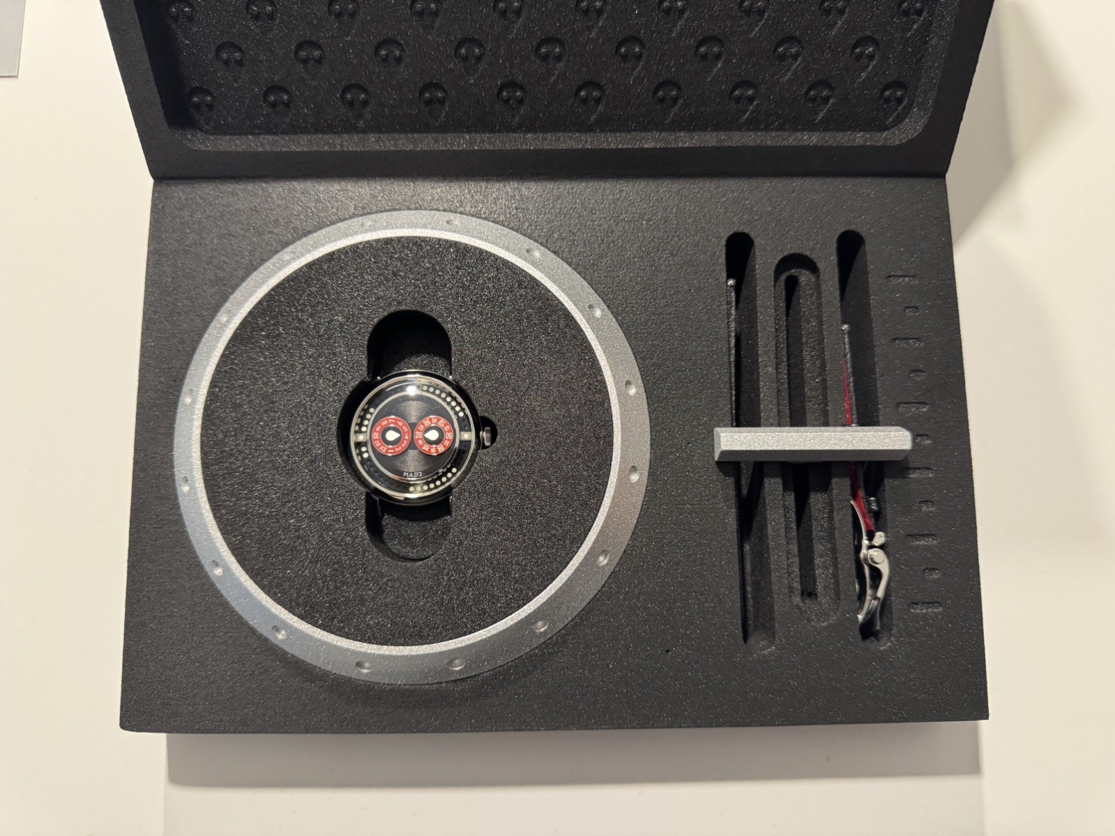 MB&F M.A.D.2 Editions R&B Red & Black, New Unworn with Box and Accessories