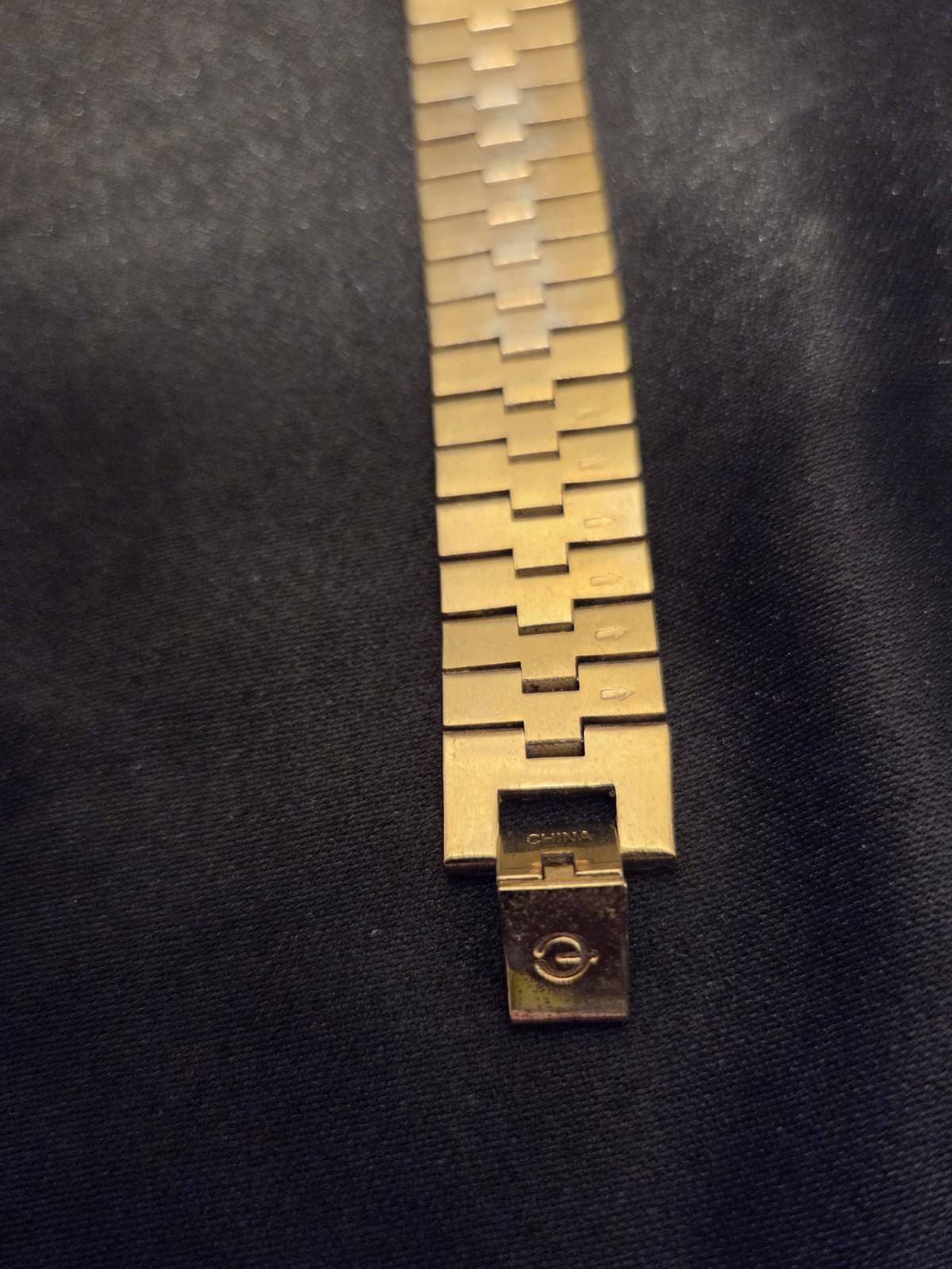 Vintage ELGIN Gold Patterned Watch | Geometric Women’s Wristwatch