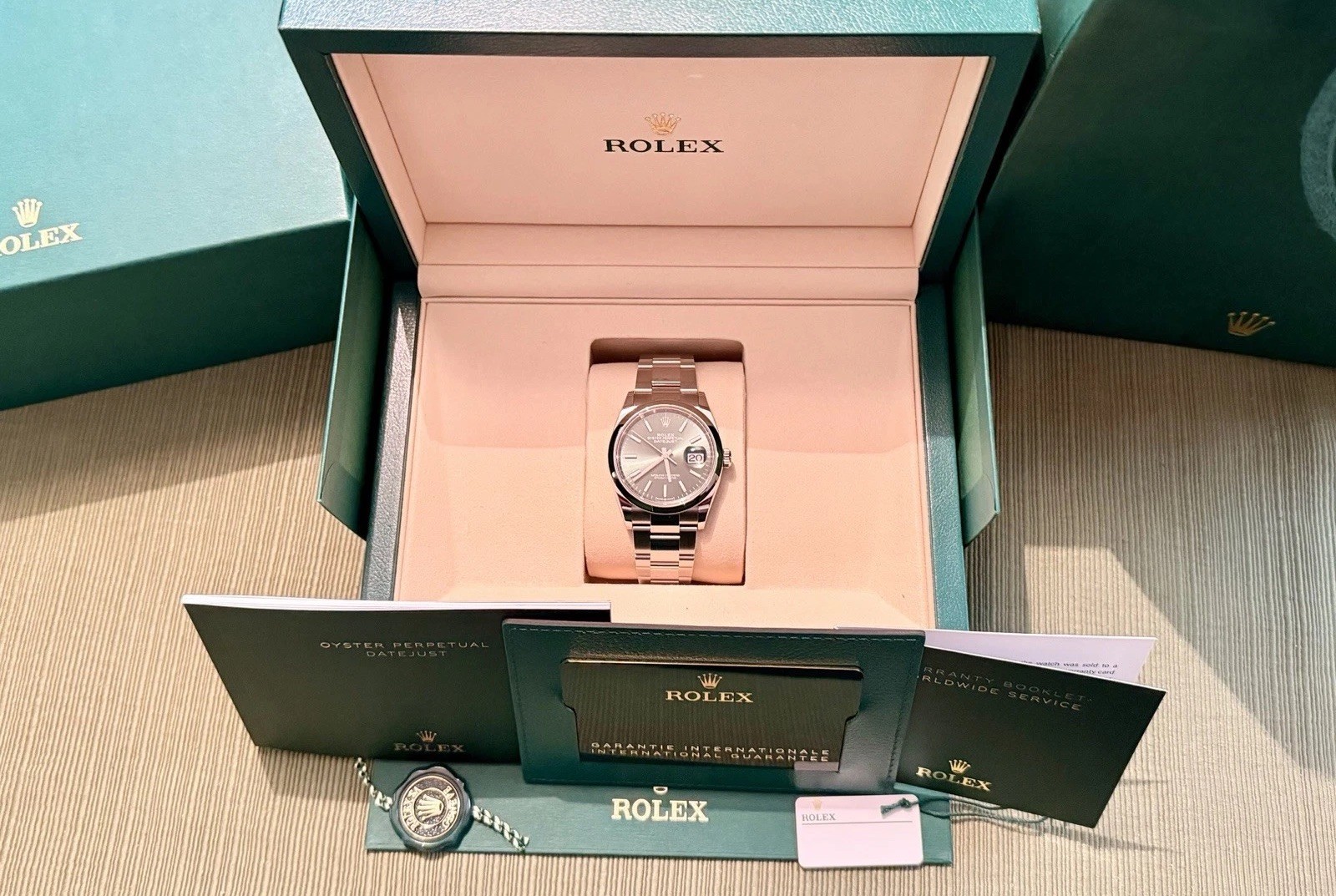 2026 Rolex Datejust 36mm Mint Green 126200 Full Set