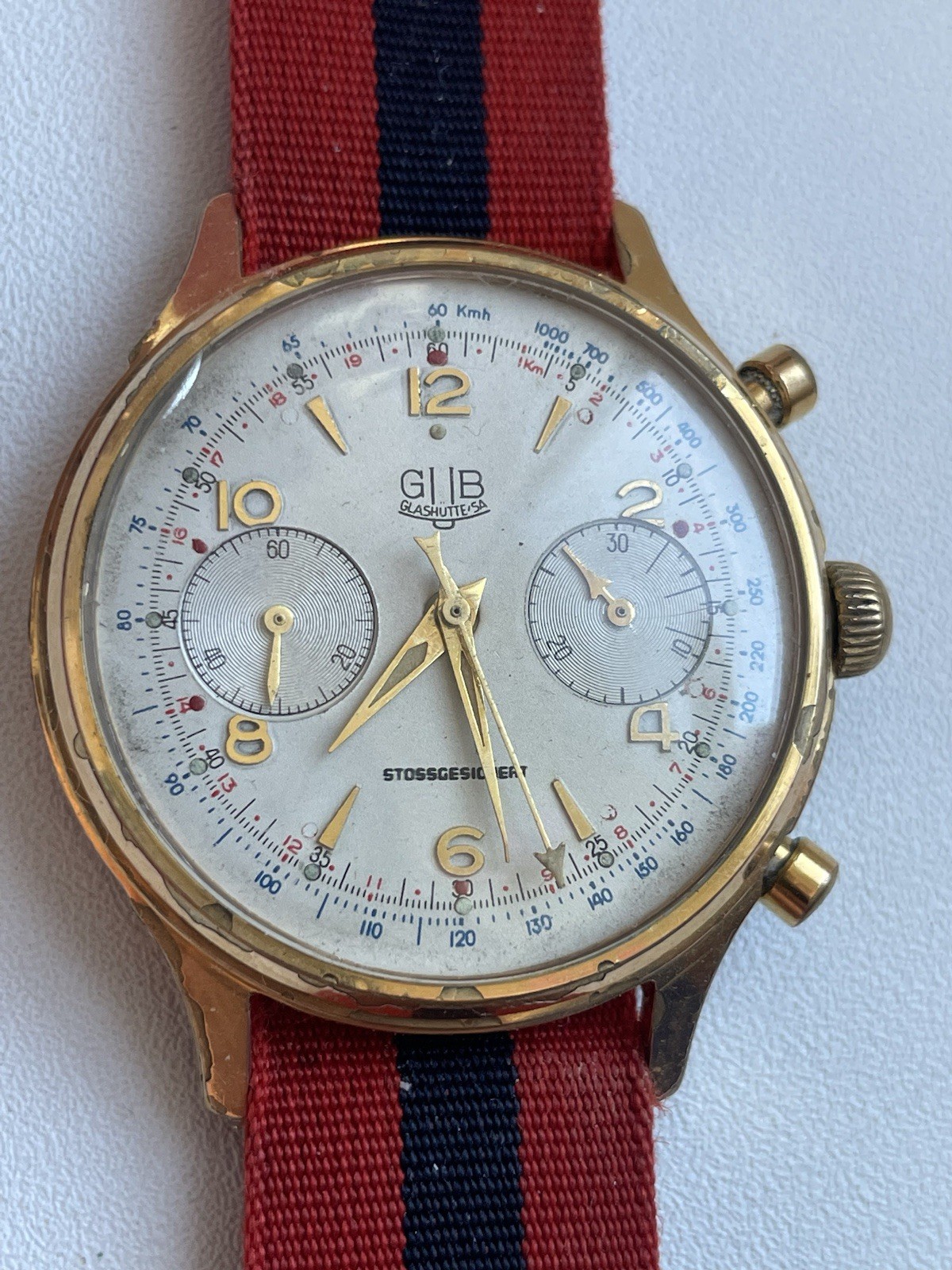 Vintage GUB Glashutte Stopwatch