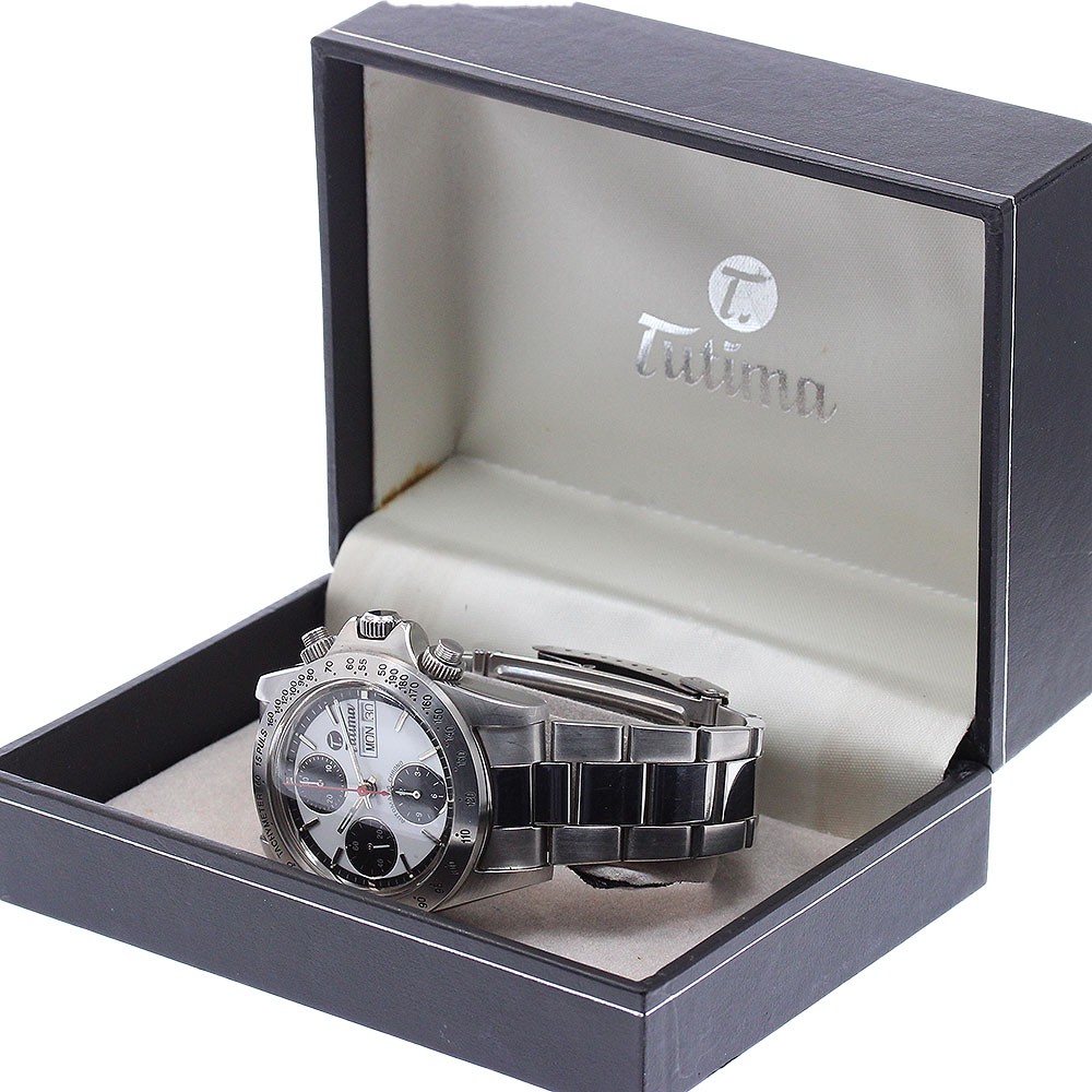 TUTIMA 7750 Chronograph White / black Dial Automatic Men’s Watch_962962