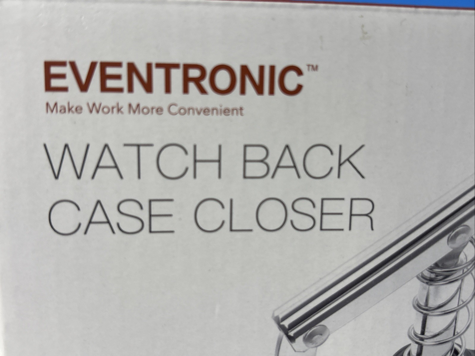 Eventronic Watch Press Set Back Case Closer w/ Molds, Black, New Open Box