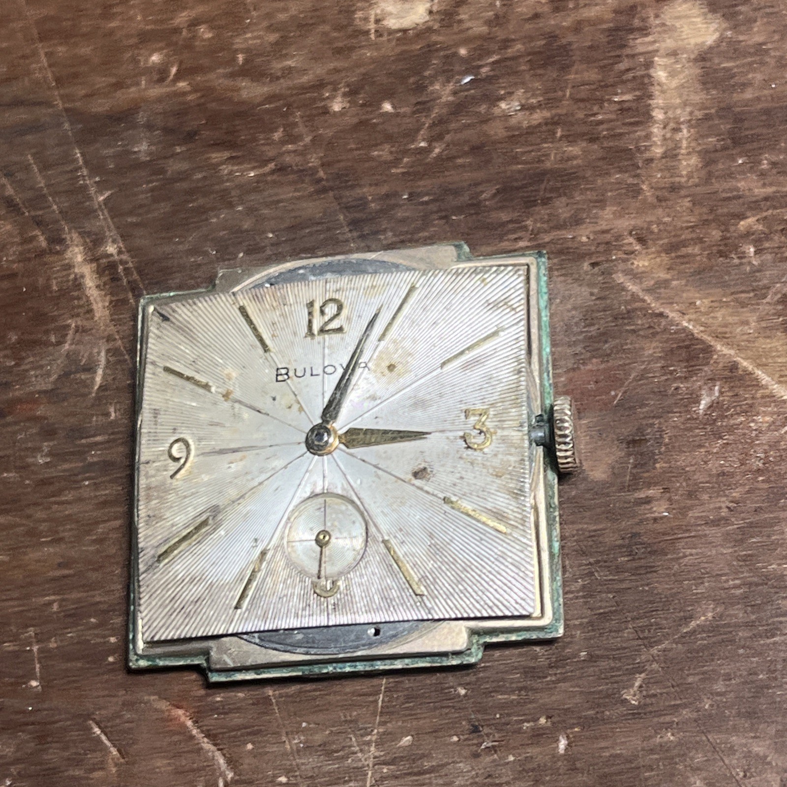 Vintage Man’s BULOVA Prince 1960s Wristwatch As Shown For Parts — K4