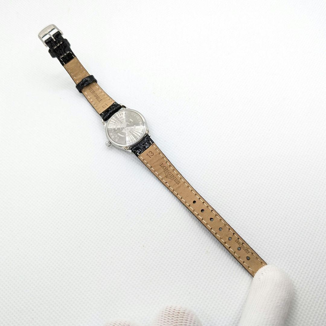 Longines Lyre L4.259.4 Silver Quartz Watch Men Japan 0713635