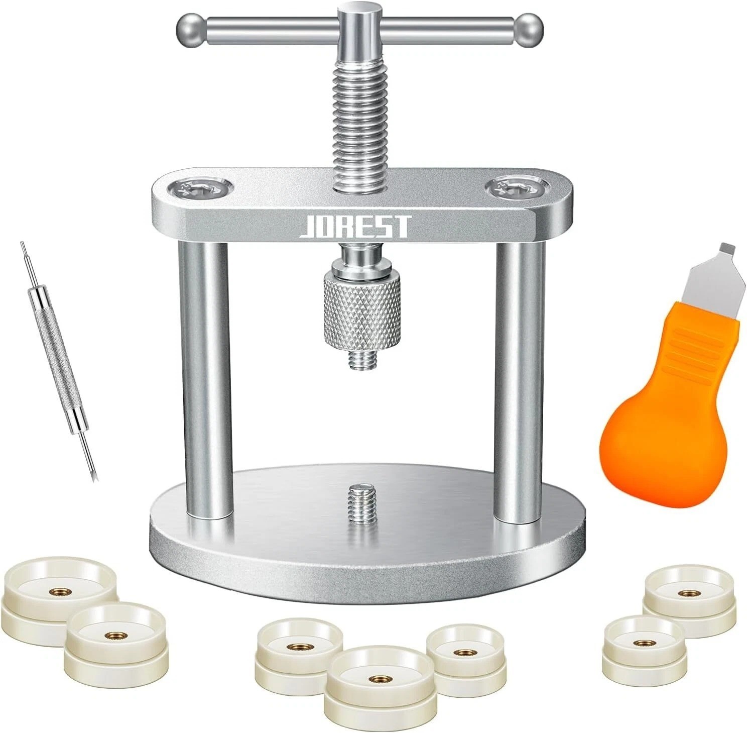 JOREST Watch Press Tool Set, Watch Back Case Closer for Closing the Watch Cover