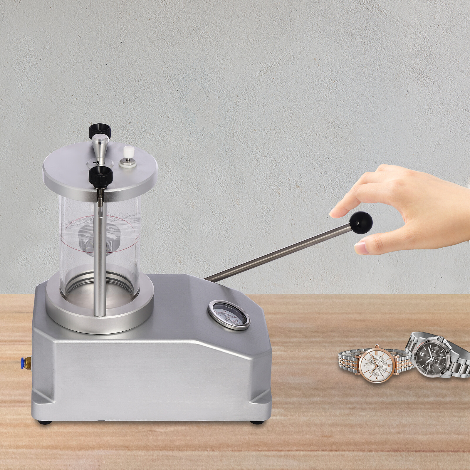 Watch Case Waterproof Pressure Tester & Watch Case Water Resistant Test Machine