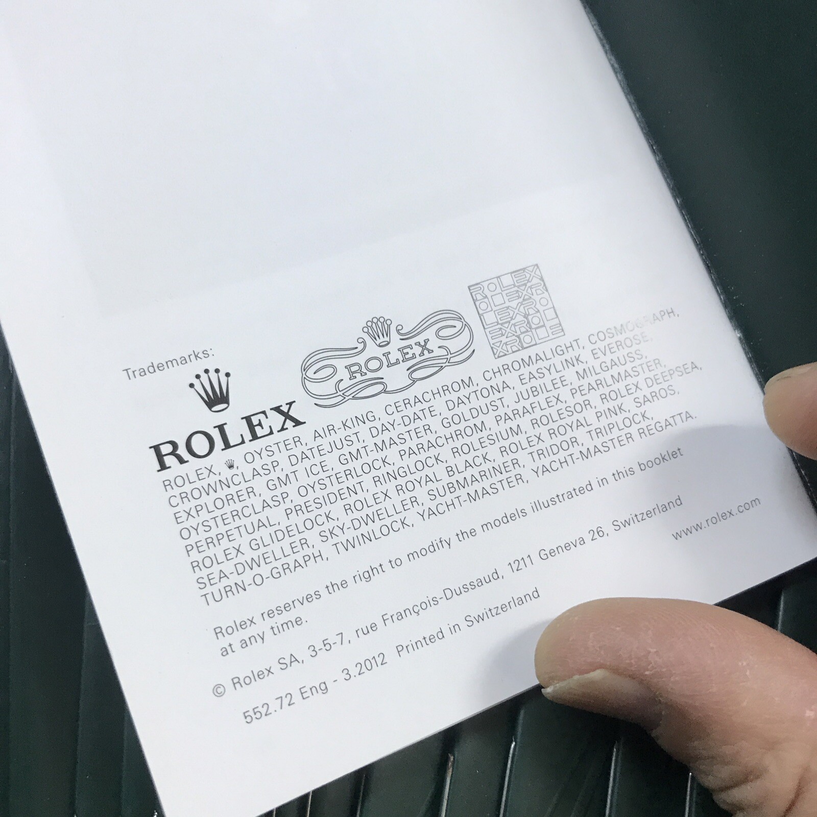 Rolex Datejust Booklet 2000-2012. Choose Year . Buy More Save More❗️English ‼️