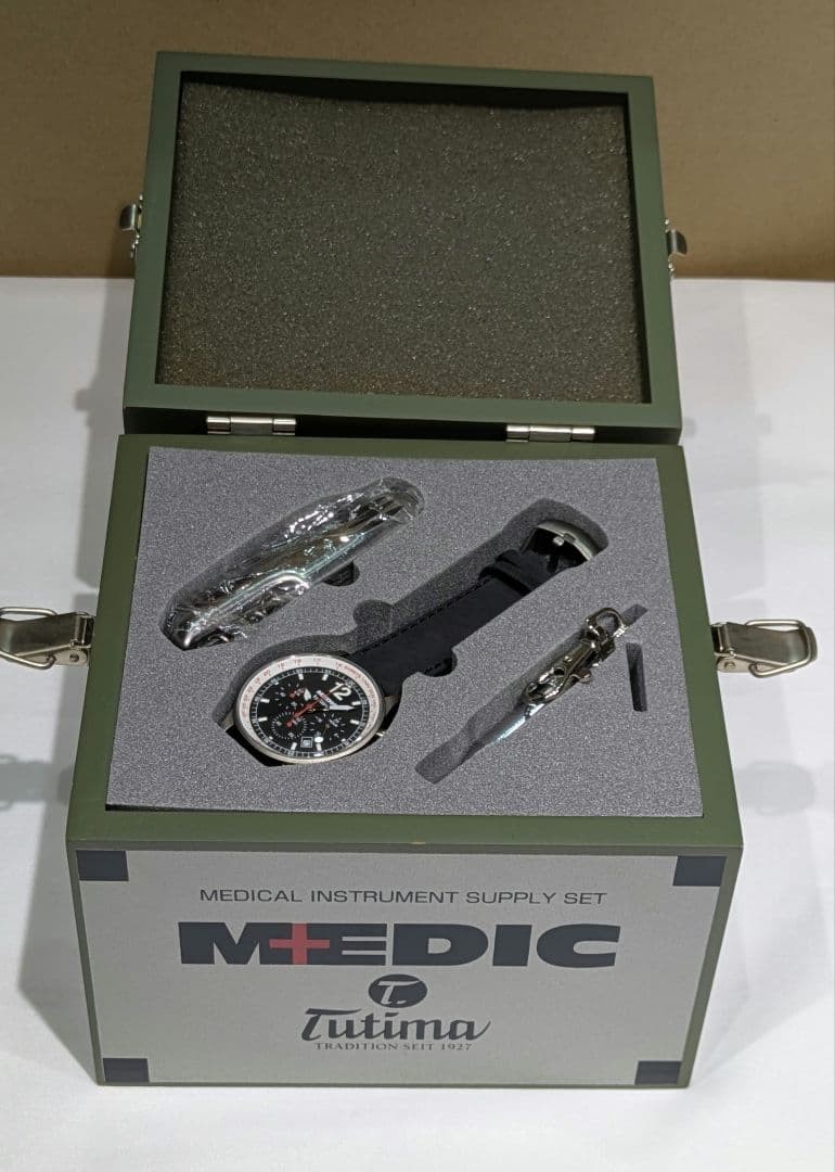 TUTIMA Watch MEDIC Titanium Chronograph Japan Limited Edition Unused w/Box