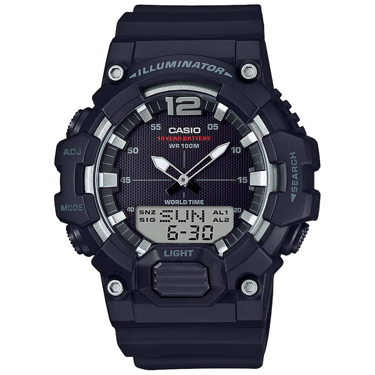 Casio HDC700-1AV, 10 Year Battery Watch, World Time, Chrono, 3 Alarms, Telememo