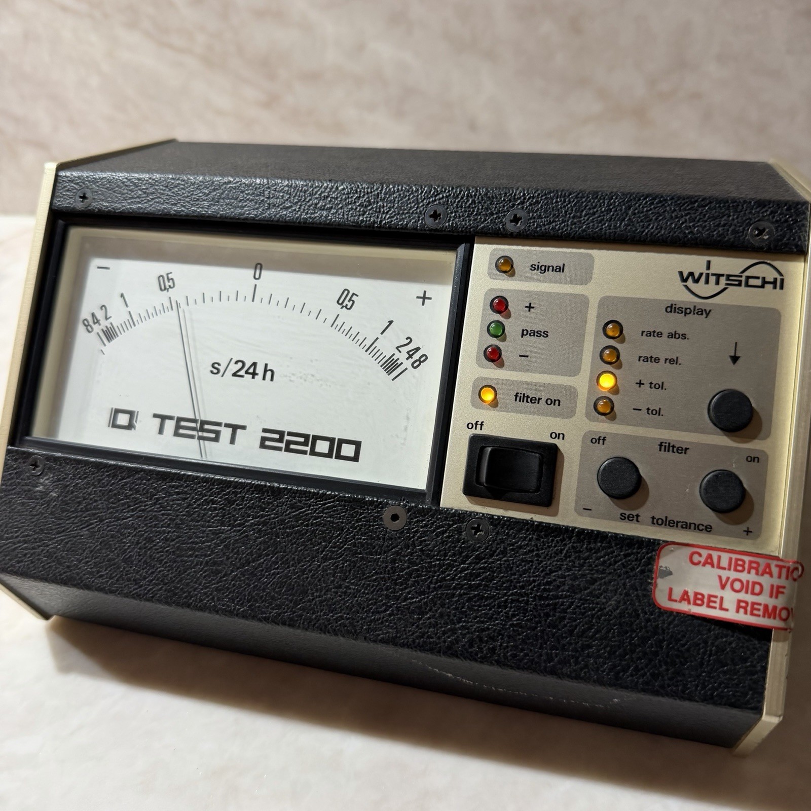 Witschi Q Test 2200 Watch Timing Machine Tester Swiss Vintage Powers On