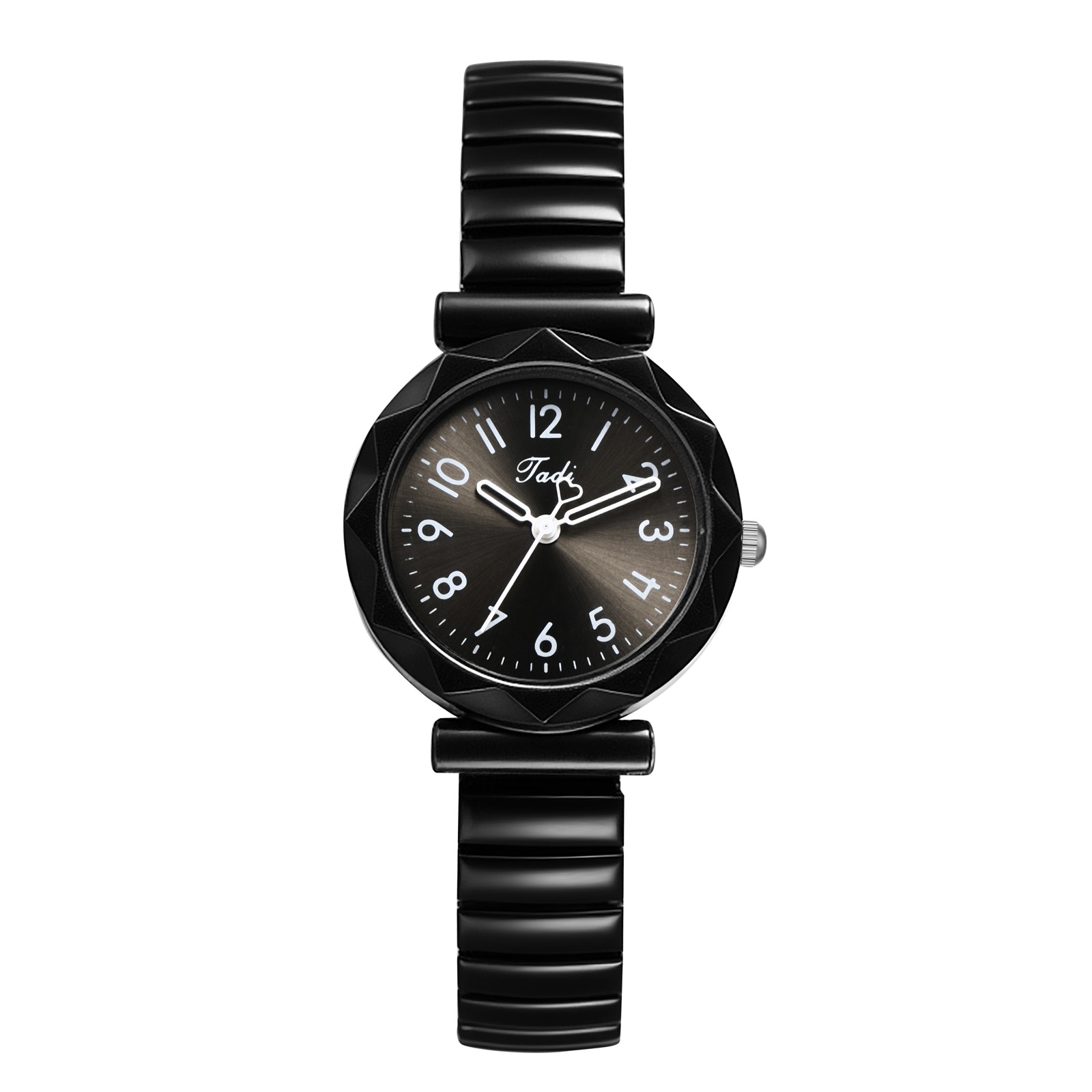 Women Teens Small Dial Quartz Watch Bohemia Elastic Stretch Band Bracelet