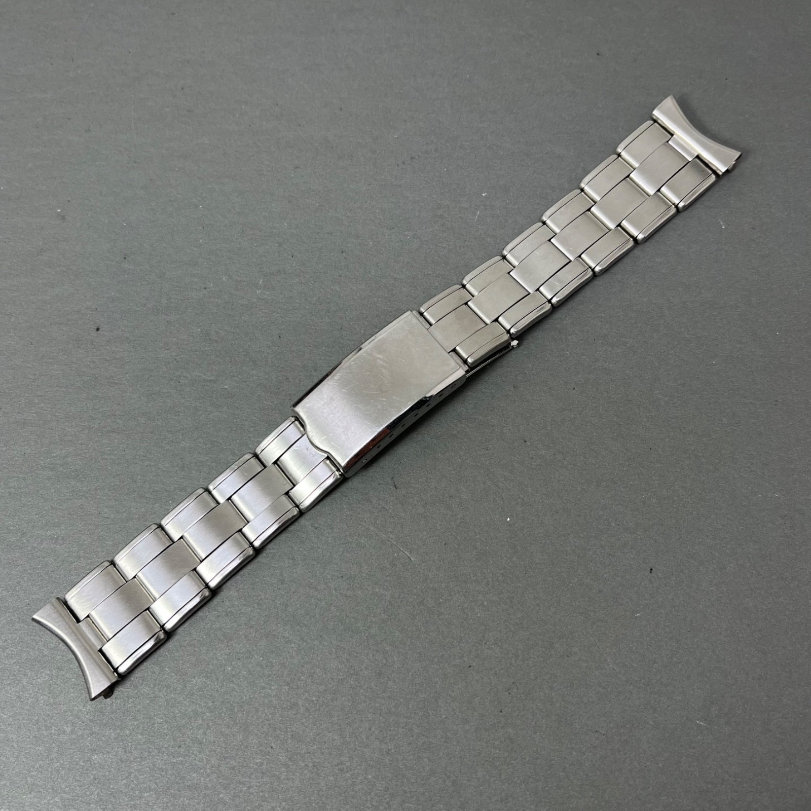 Vintage JB Champion Stretch Link Stainless Steel Wristwatch Bracelet Band *NICE*