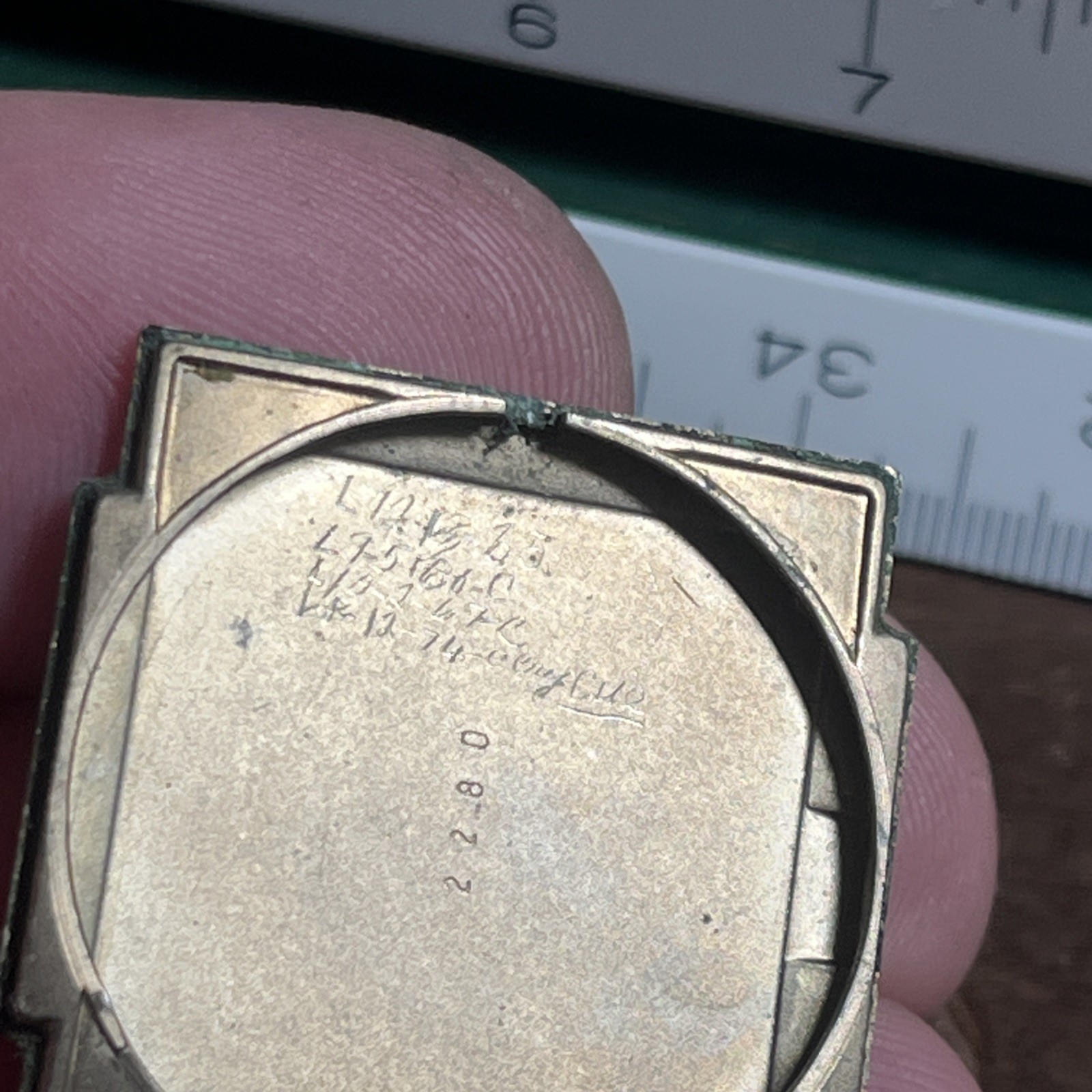 Vintage Man’s BULOVA Prince 1960s Wristwatch As Shown For Parts — K4