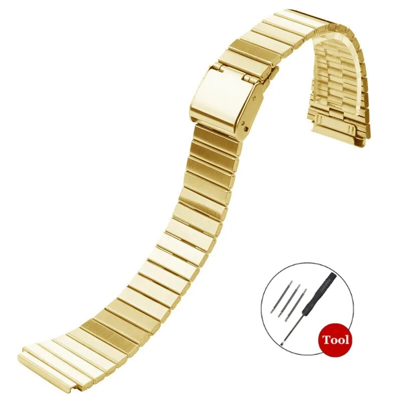Vintage Watchband for CASIO F-91W/A158/A159/A168/A169/B650/AQ230 /AE500W