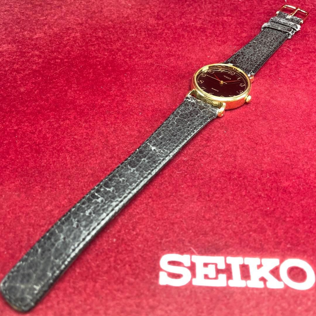 Battery replaced / Made in Japan CITIZEN VEGA Quartz Black Dial