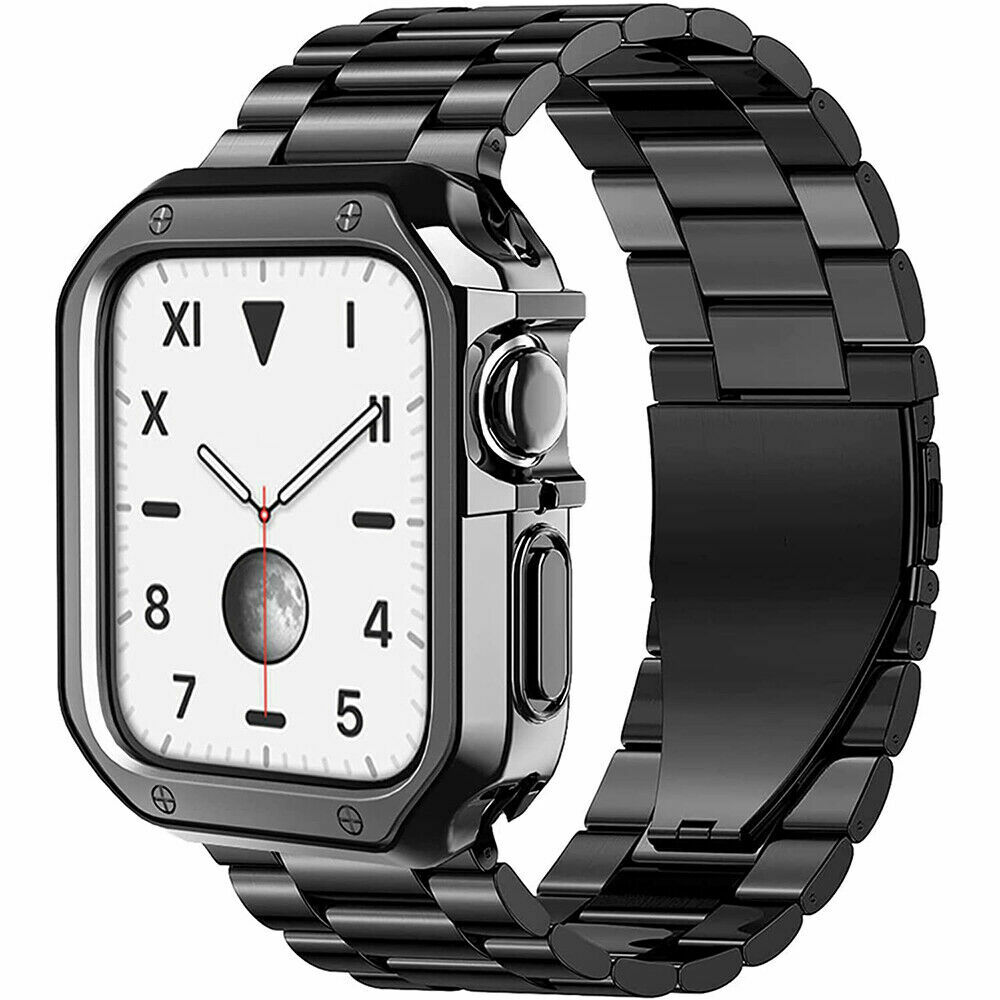 Stainless Steel Band+TPU Case For Apple Watch Ultra 11 10 9 8 7 6 SE 44/49/45mm